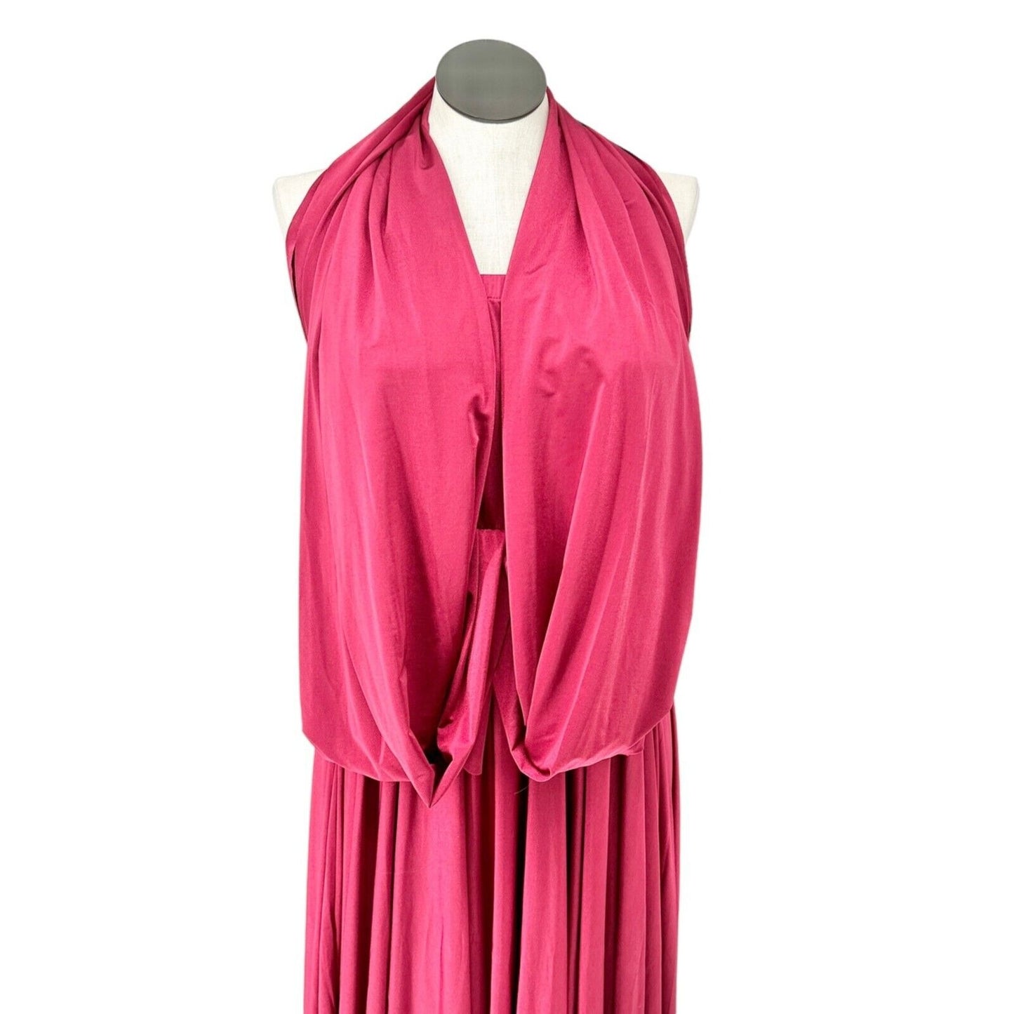 Torrid Size 2 Convertible Maxi Dress Red Sleeveless Tube Top