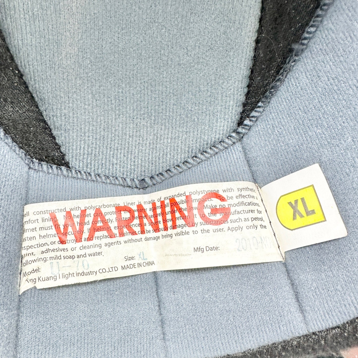 Adult XL DOT Approved Motorcycle Helmet Half Hood Black Adjustable Strap