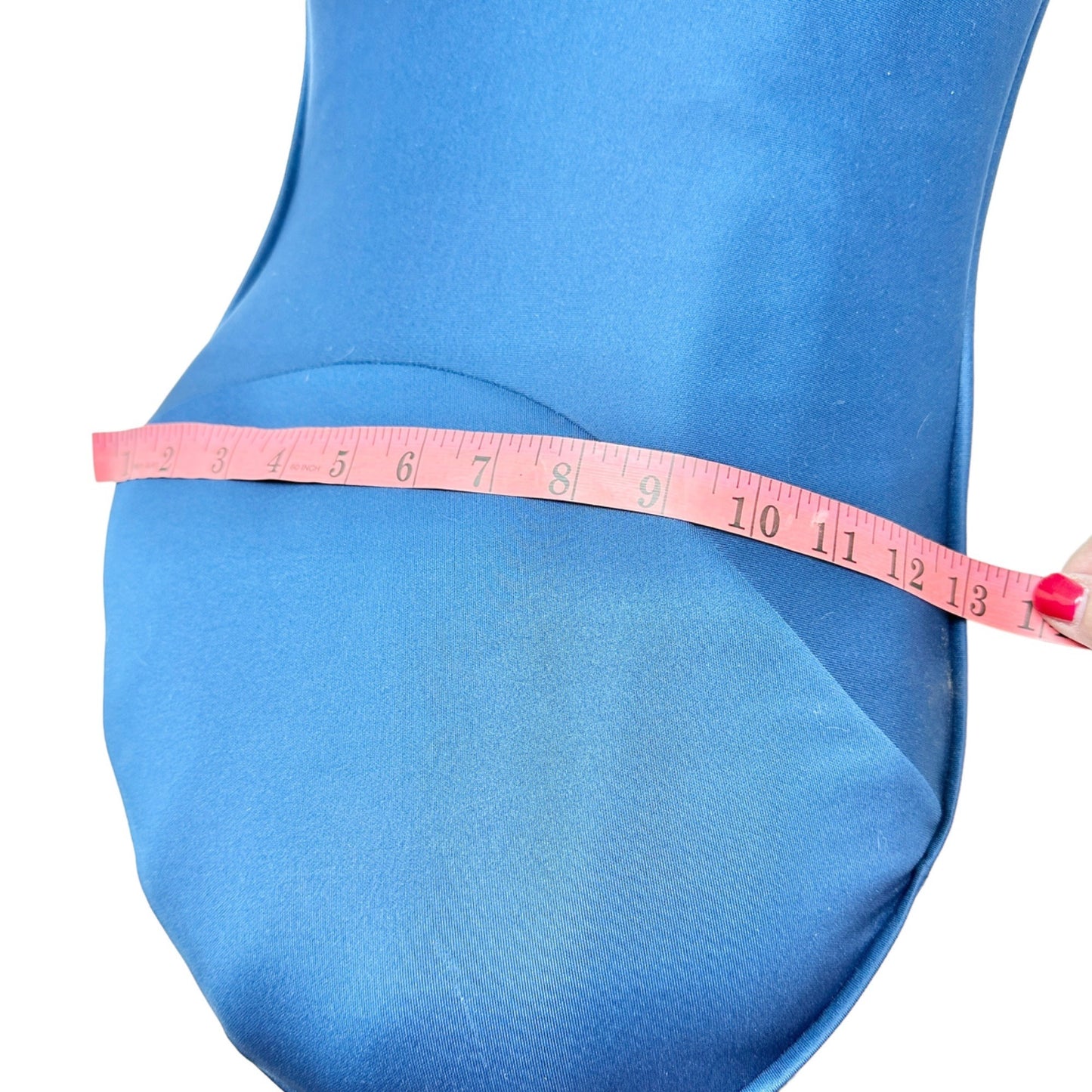 Back2 Lumbar Support Pillow Back Pain Relief Ergonomic Memory Foam Blue Gray