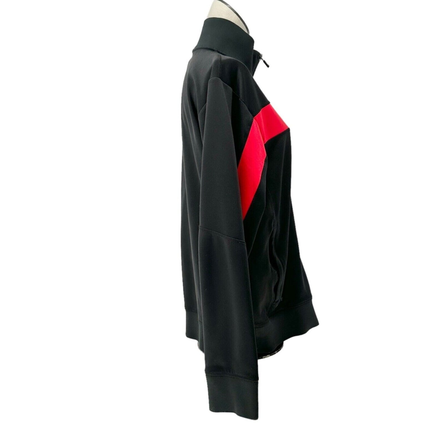 Nike Dri-Fit Jacket Small Black Red FSU Zip Closure Side Pockets