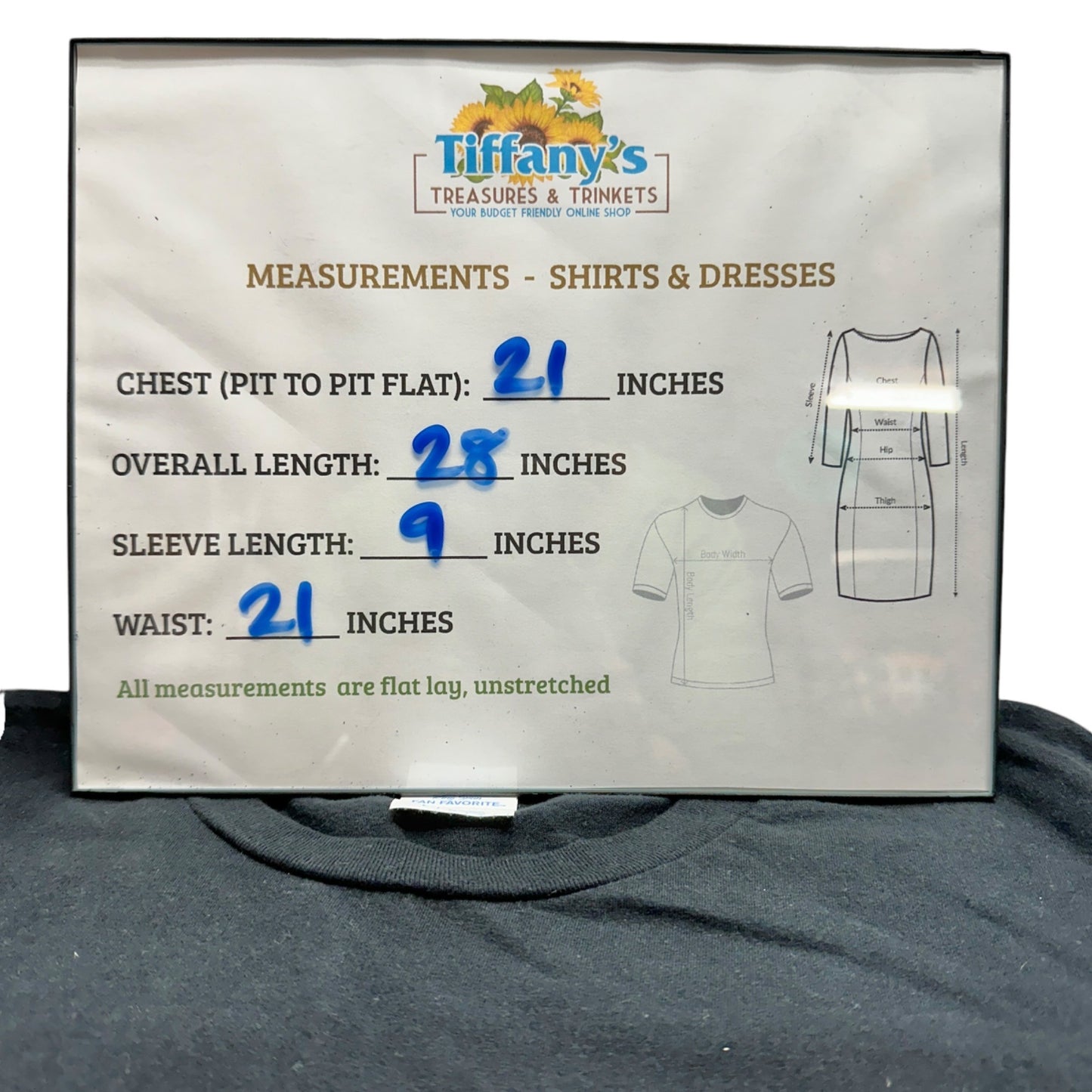 Unisex L T-Shirt "See The Able Not The Label" Black 100% Cotton by Port & Comp