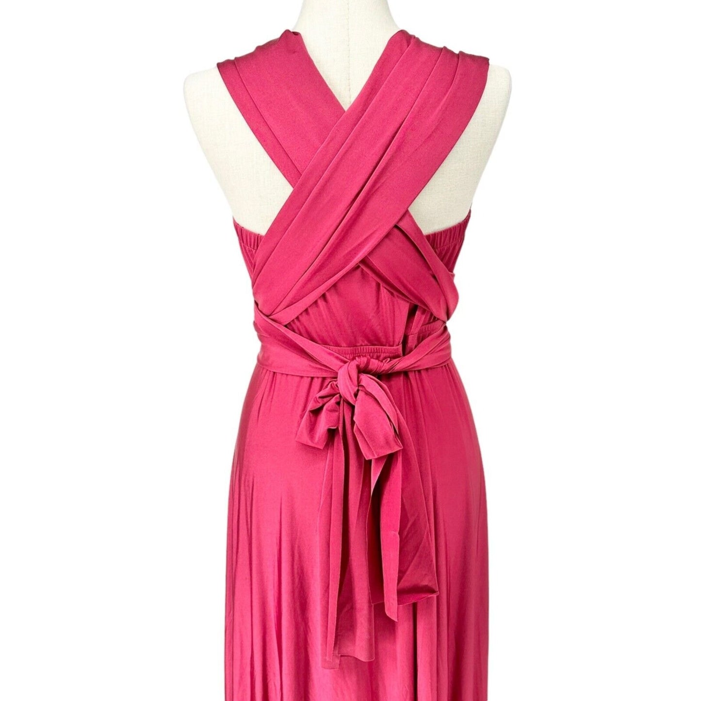 Torrid Size 2 Convertible Maxi Dress Red Sleeveless Tube Top