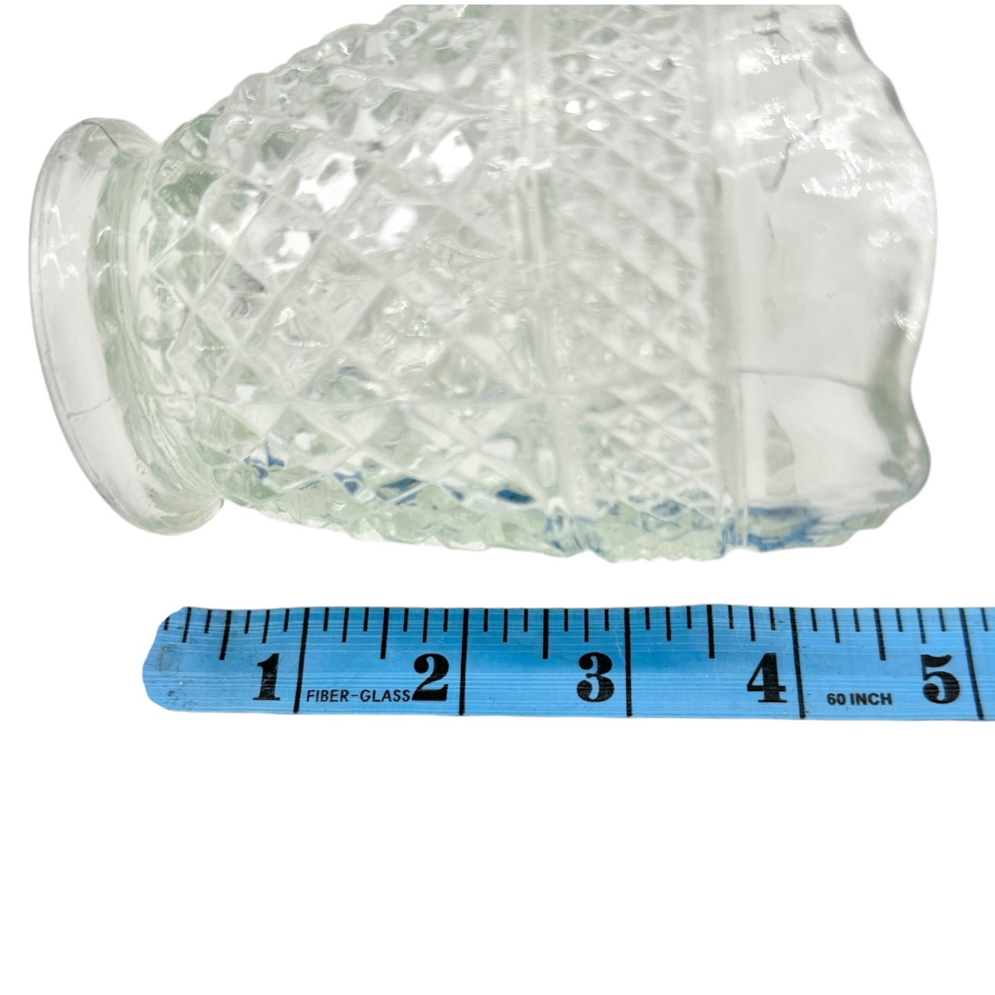 Anchor Hocking Wexford Creamer Pitcher Clear Glass 4.5 inches Tall Vintage