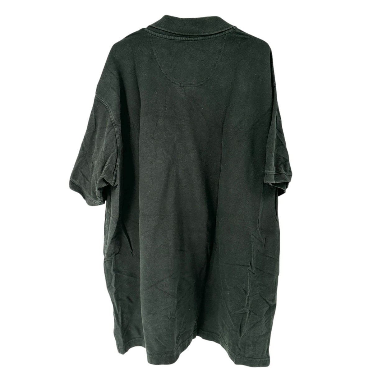 St. Johns Bay Super Pique Polo Shirt Mens 3XL Cotton Black Casual Wear