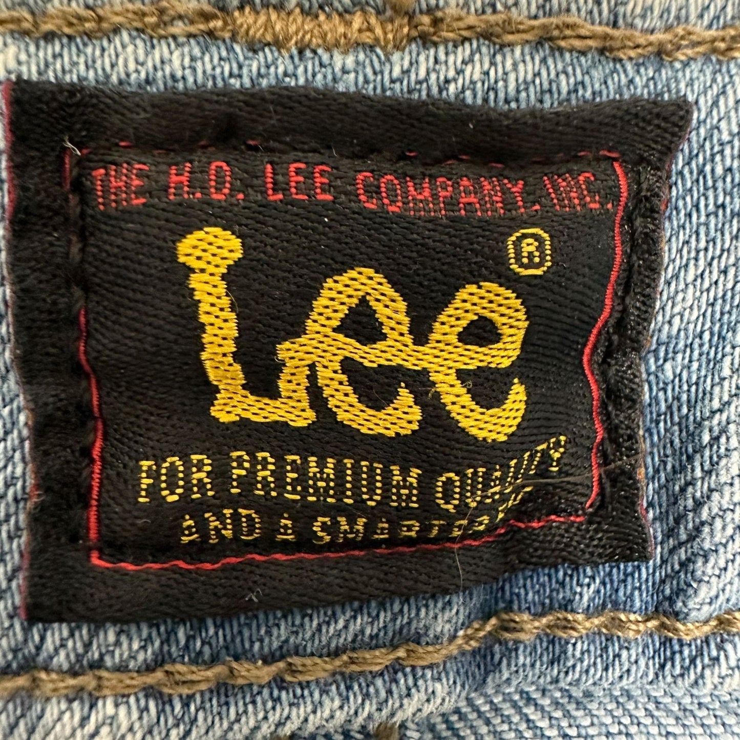 Lee Womens Midrise Straight Leg Jeans Size 8 M Light Blue Denim Cotton Blend