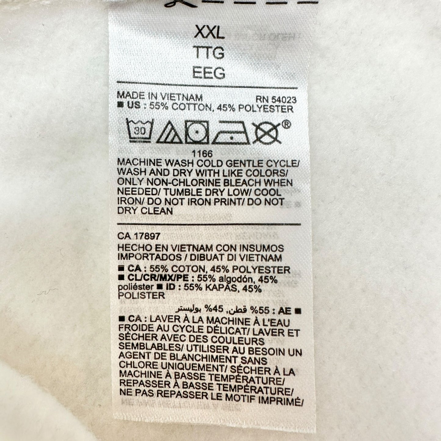 Old Navy Maternity Sweatshirt Womens XXL Long-Sleeve Human Kind Graphic Cream