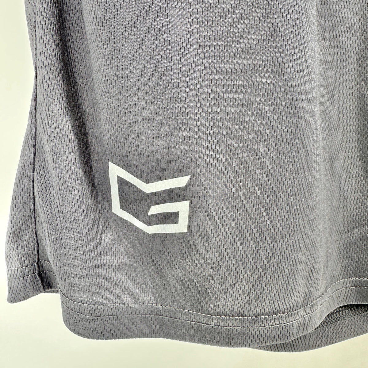 Mens Gray Gradual Athletic Shorts XL Elastic Waistband Drawstring Lightweight