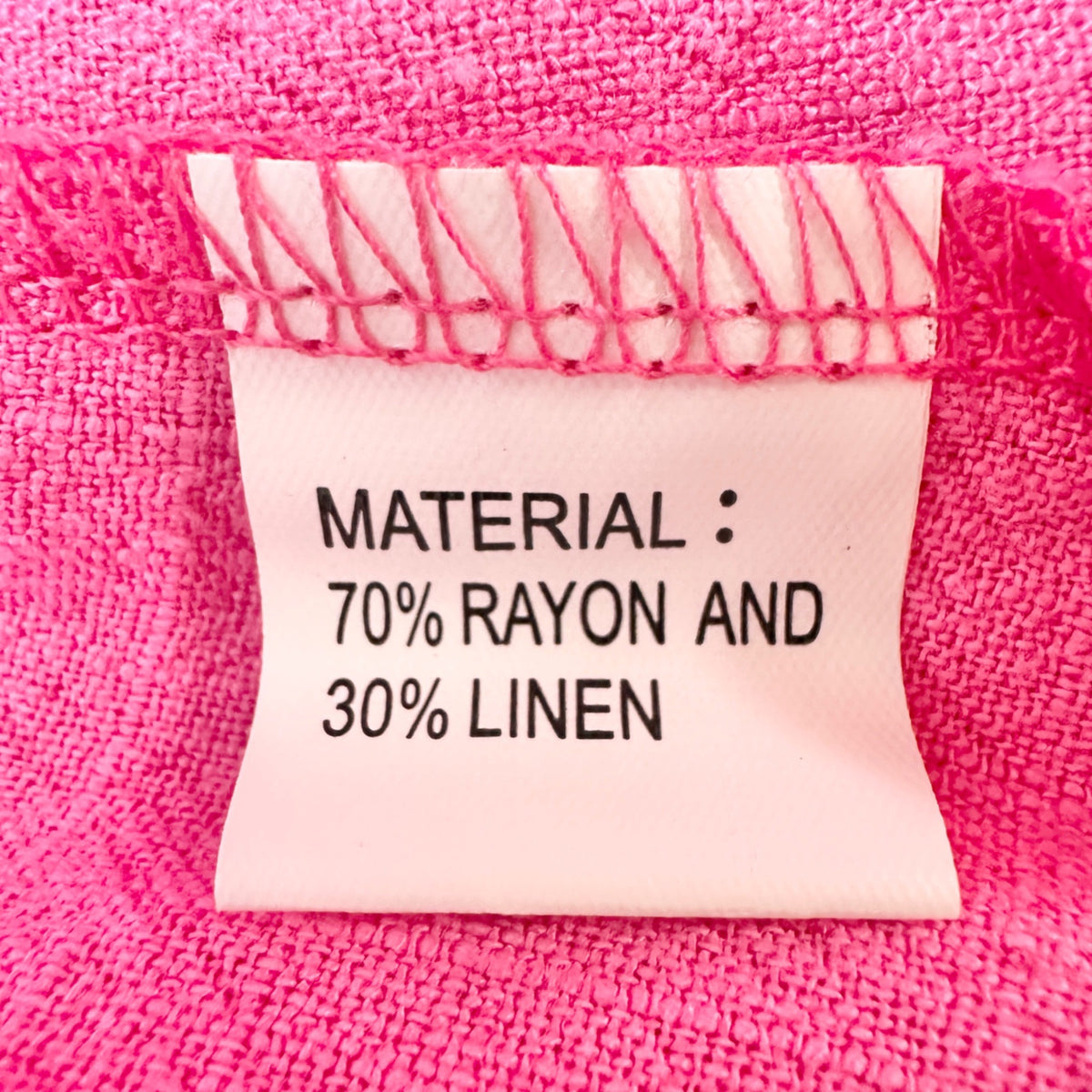 Womens M Wide Leg Pants Pink Elastic Waist Lightweight Fabric Flowing Design