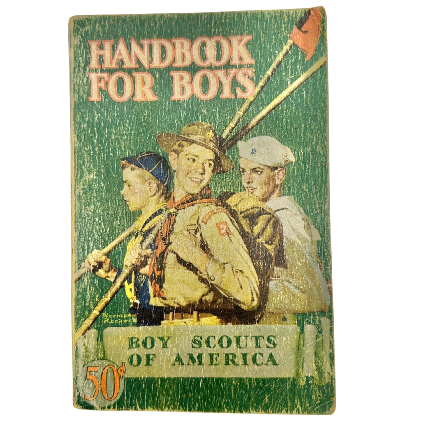 Boy Scouts of America 1942 Handbook For Boys Vintage Paperback Scouting