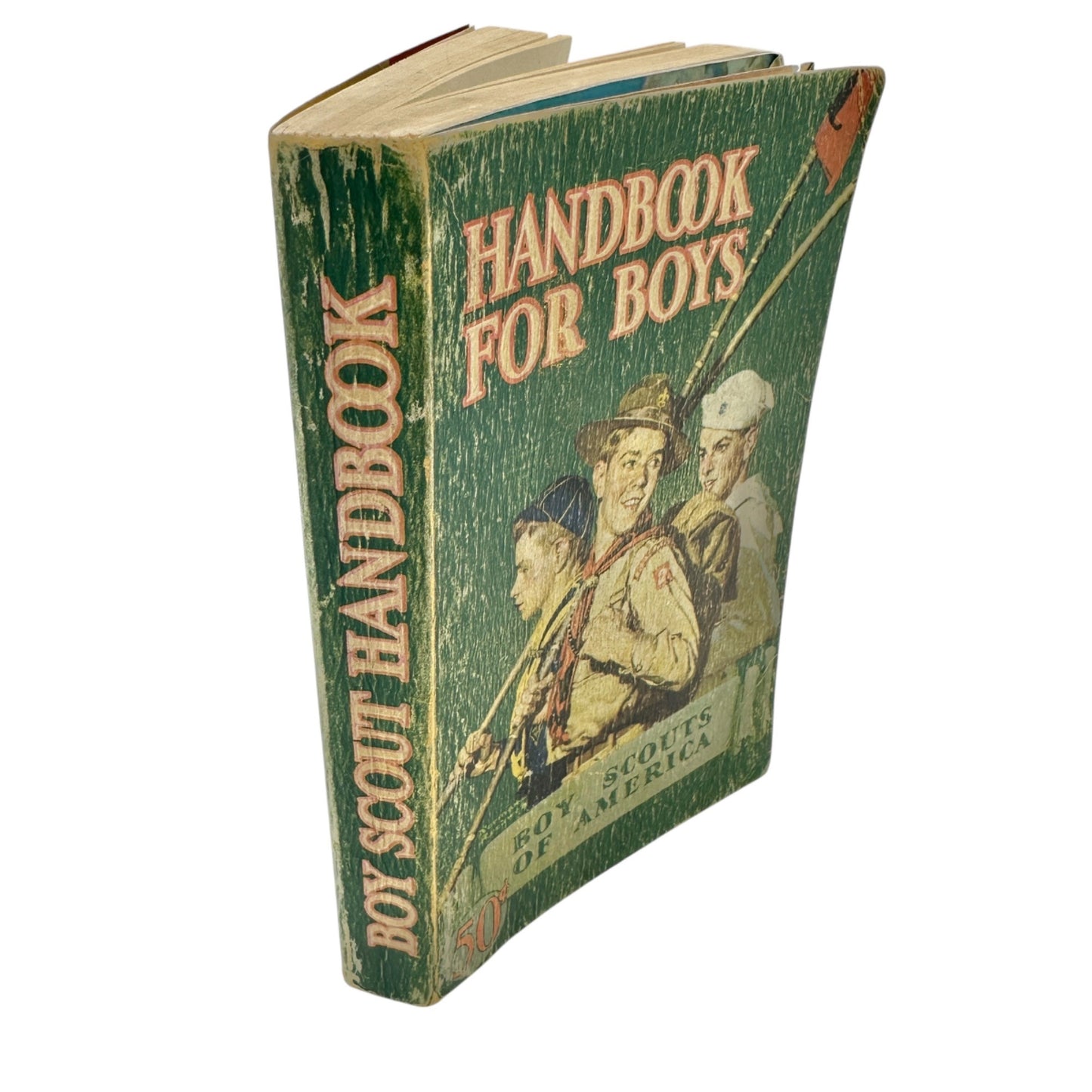 Boy Scouts of America 1942 Handbook For Boys Vintage Paperback Scouting