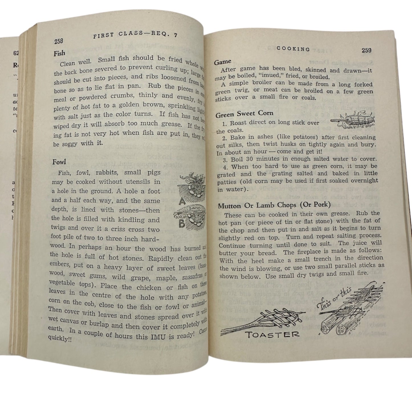 Boy Scouts of America 1942 Handbook For Boys Vintage Paperback Scouting