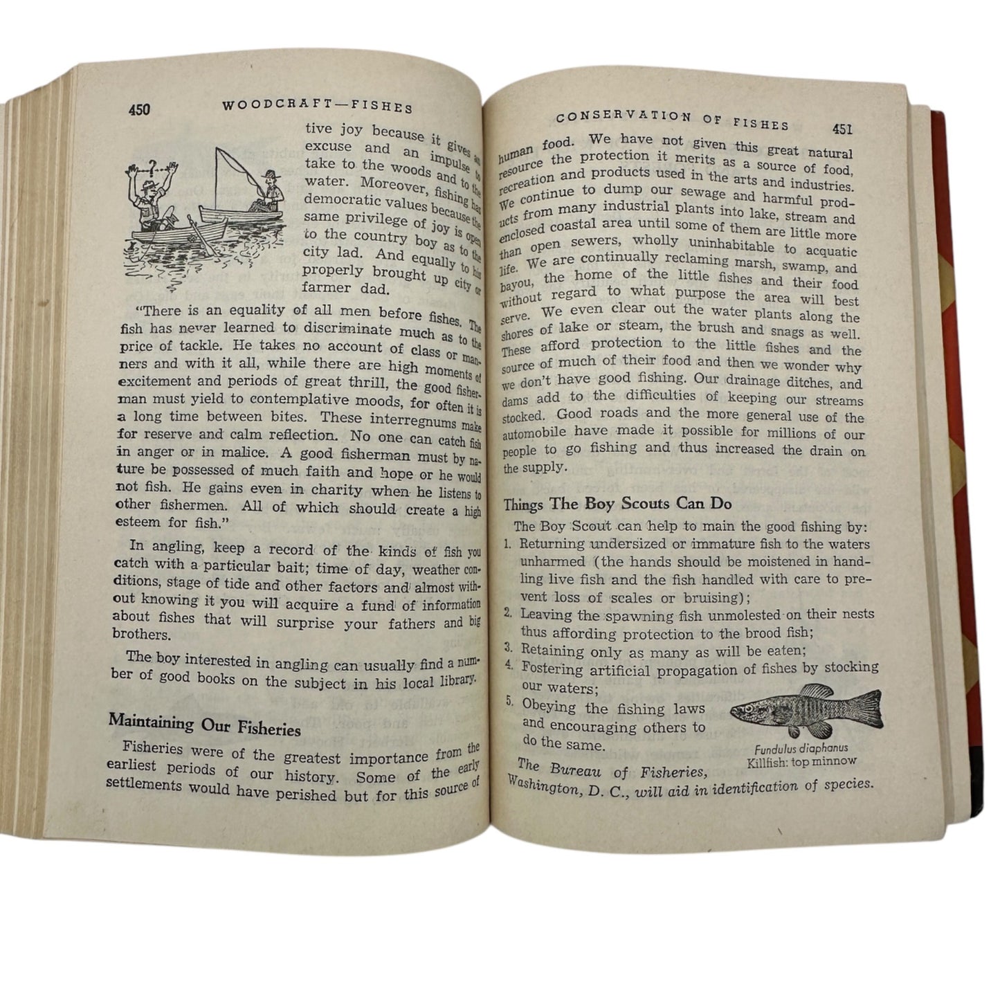 Boy Scouts of America 1942 Handbook For Boys Vintage Paperback Scouting
