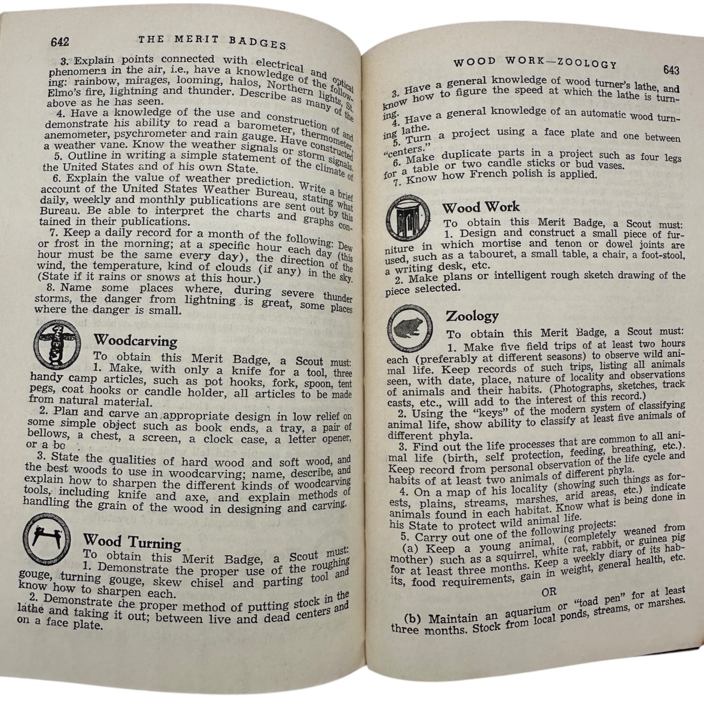 Boy Scouts of America 1942 Handbook For Boys Vintage Paperback Scouting