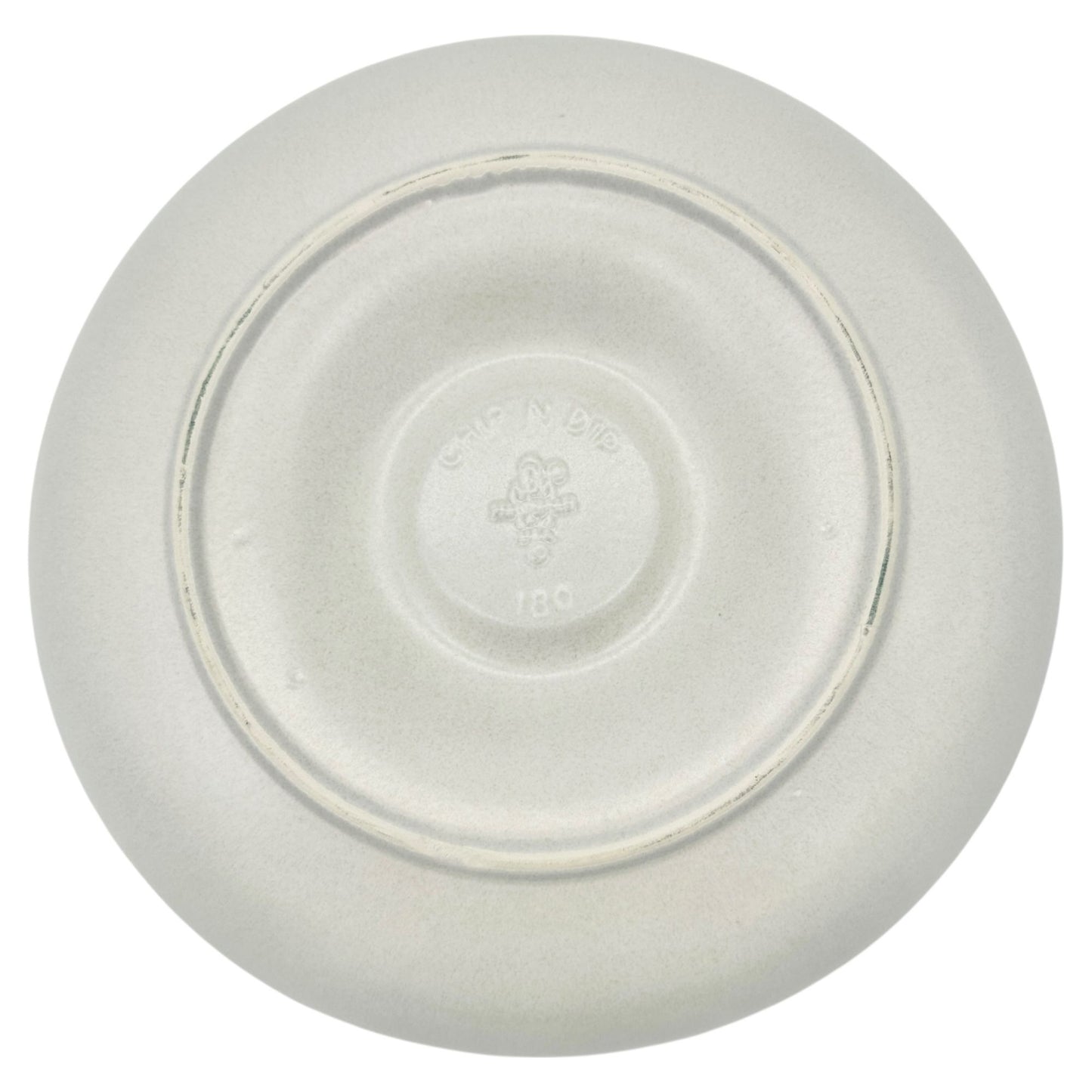 Chip N Dip Platter 11 Inch White With Blue Trim Pottery Dip Bowl Not Included
