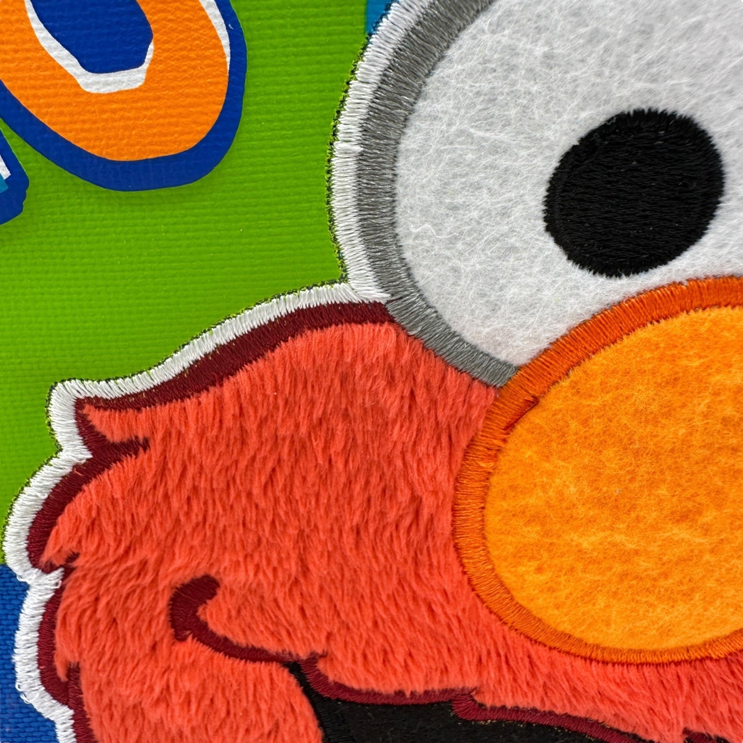 Sesame Street Elmo Insulated Lunch Box Red Blue Canvas 9.5x8x3 Alphabet Print