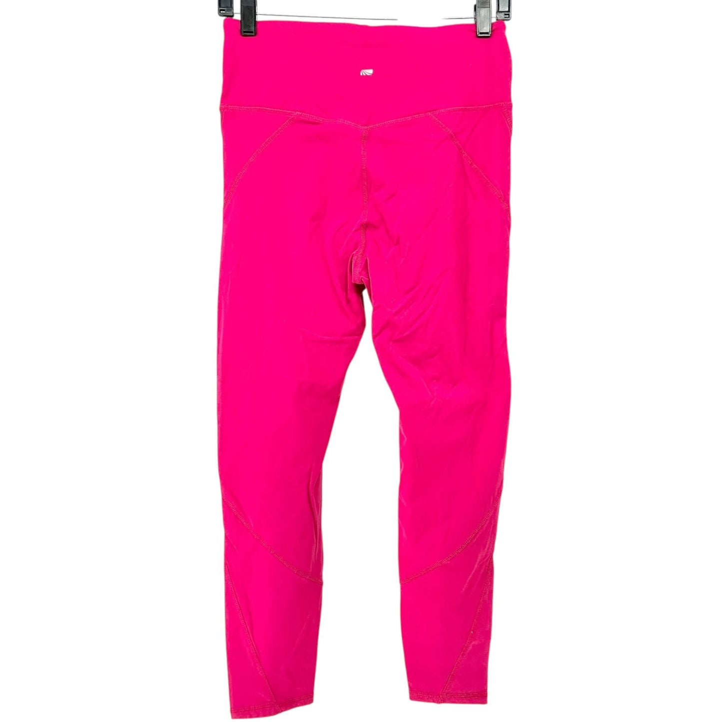 Marika Leggings Womens M Hot Pink High Waist Nylon Spandex Stretch Athletic Gear