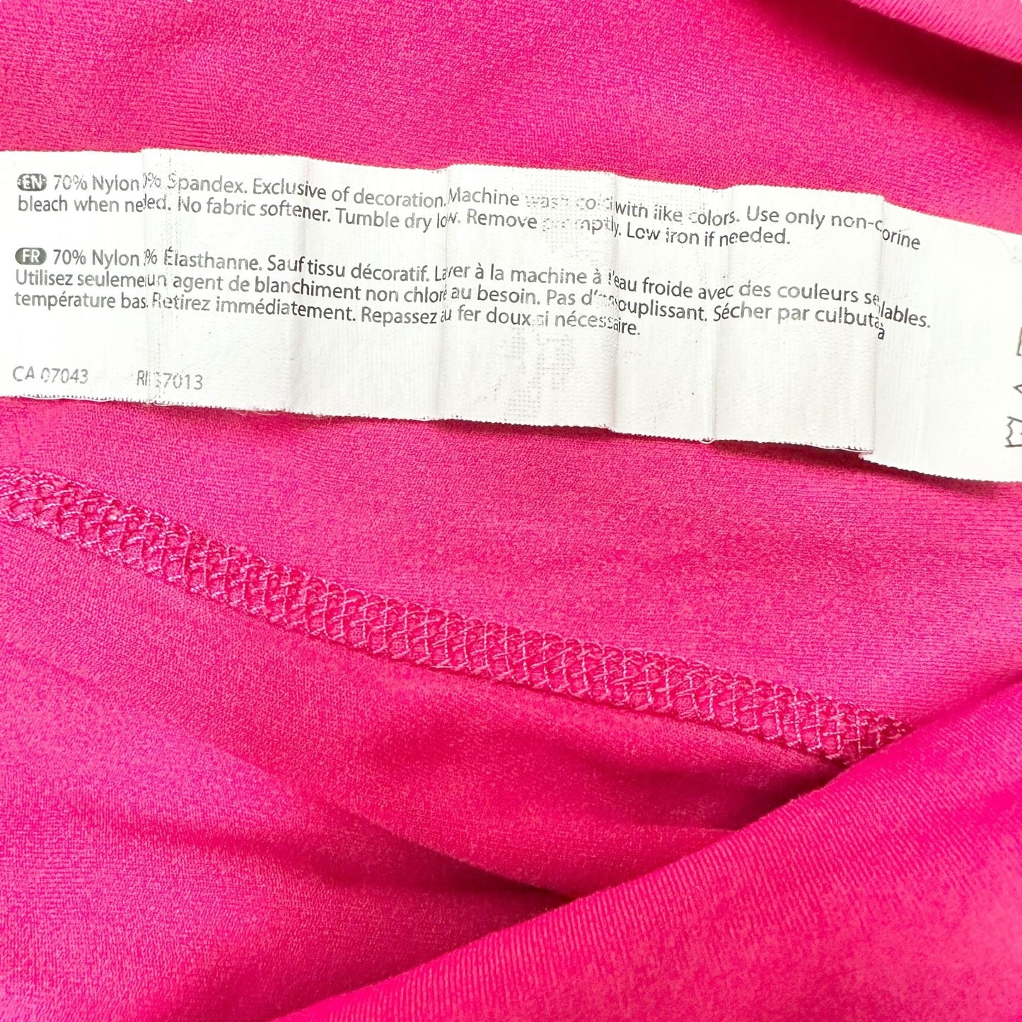Marika Leggings Womens M Hot Pink High Waist Nylon Spandex Stretch Athletic Gear