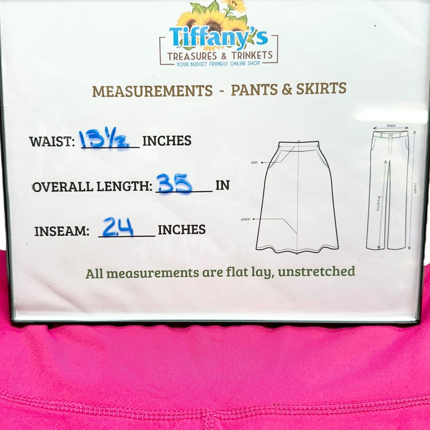 Marika Leggings Womens M Hot Pink High Waist Nylon Spandex Stretch Athletic Gear
