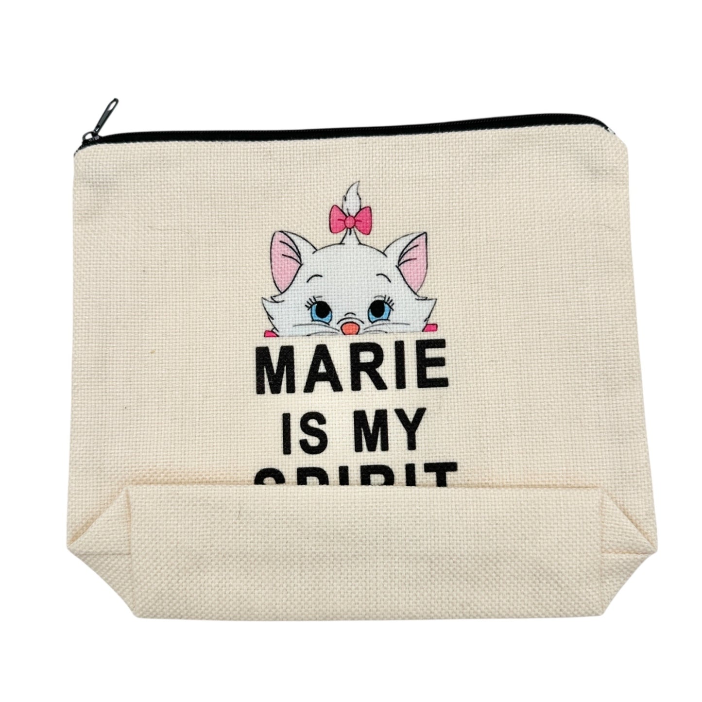 Aristocats Marie Makeup Bag 8.5 X 6.5 With 3 Pairs Of Fashion Socks Gift Set