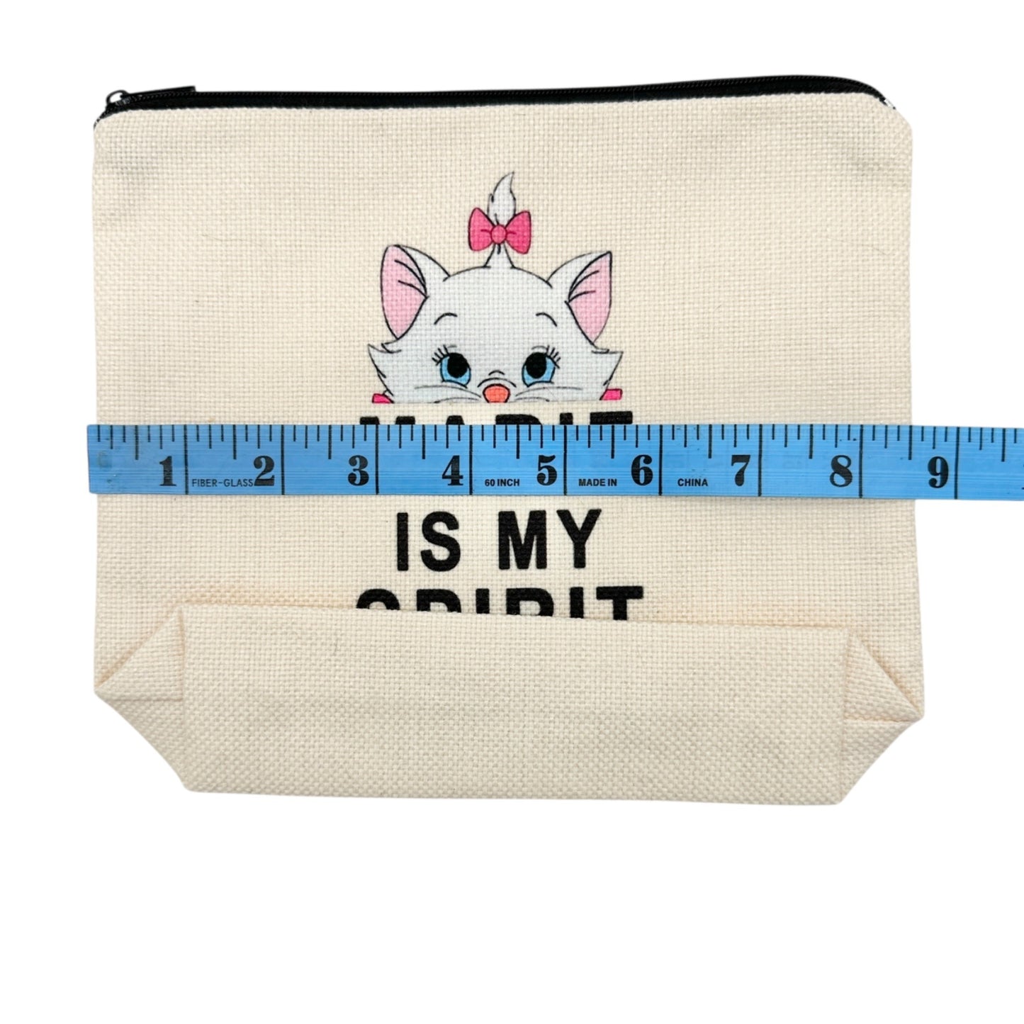 Aristocats Marie Makeup Bag 8.5 X 6.5 With 3 Pairs Of Fashion Socks Gift Set