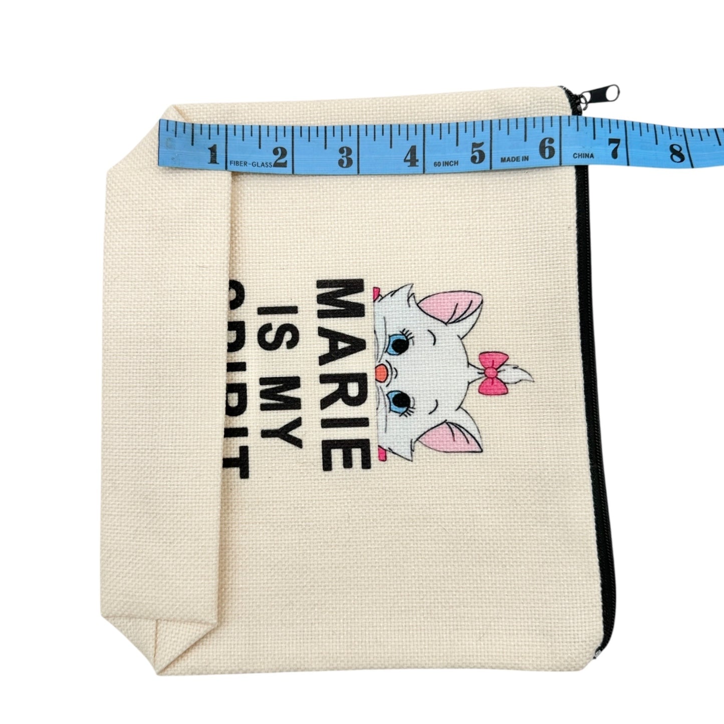 Aristocats Marie Makeup Bag 8.5 X 6.5 With 3 Pairs Of Fashion Socks Gift Set