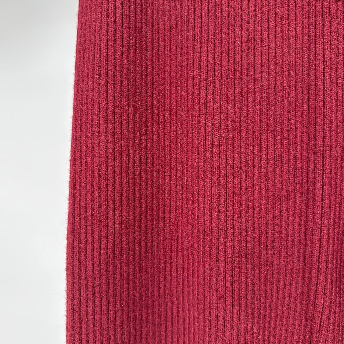 Justfab Ribbed Knit Pants Womens XL Claret Red Ribbed Wide-Leg Soft Comfortable