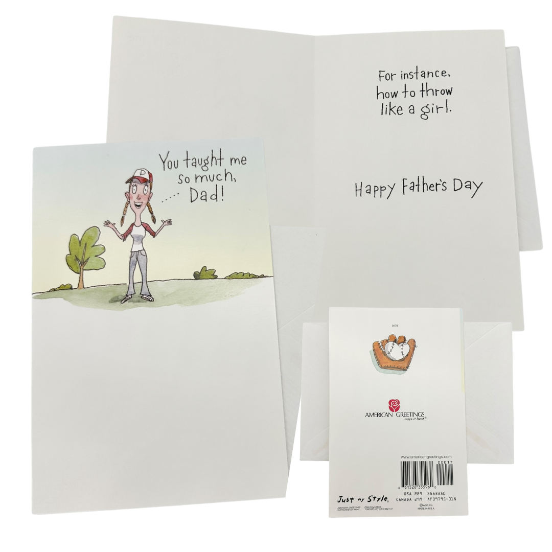 Father's Day Card - You Taught Me So Much Dad! - American Greetings