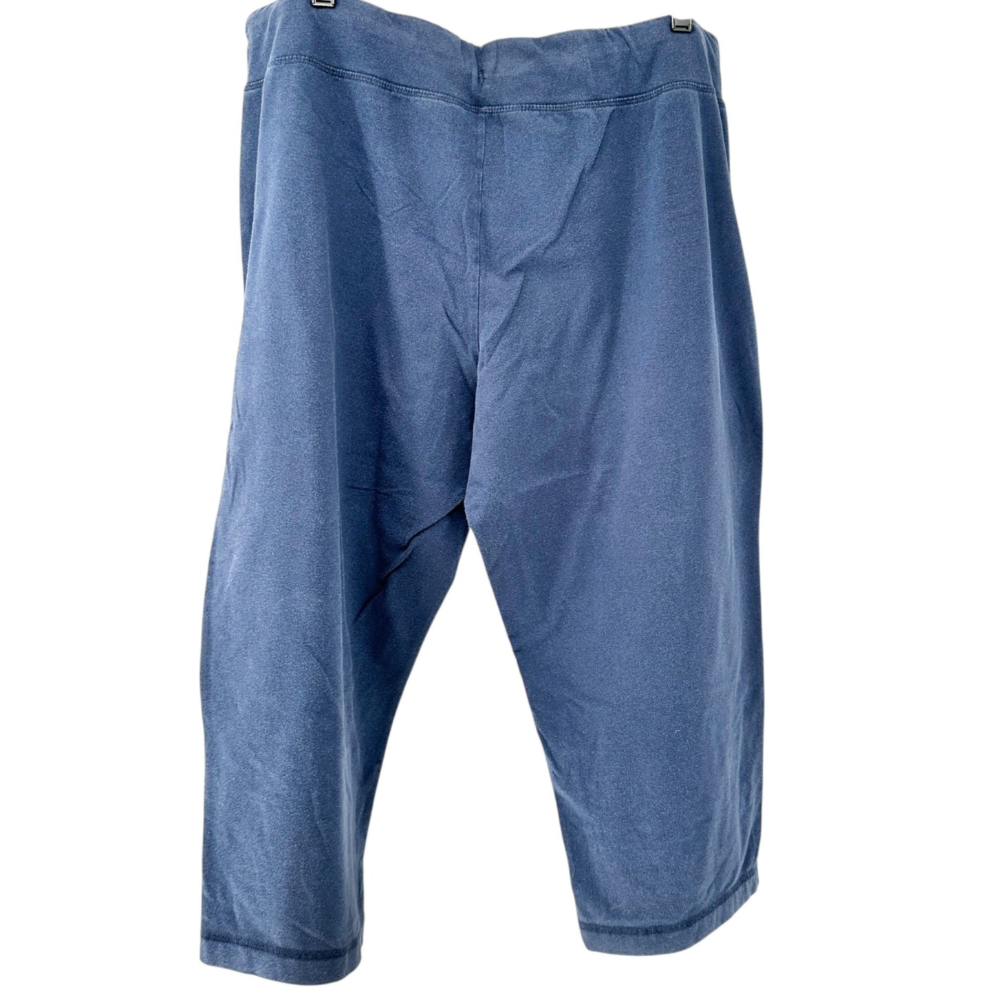 Athletic Works Jogger Capri Pants Womens XXXL (22) Blue Drawstring and Pockets
