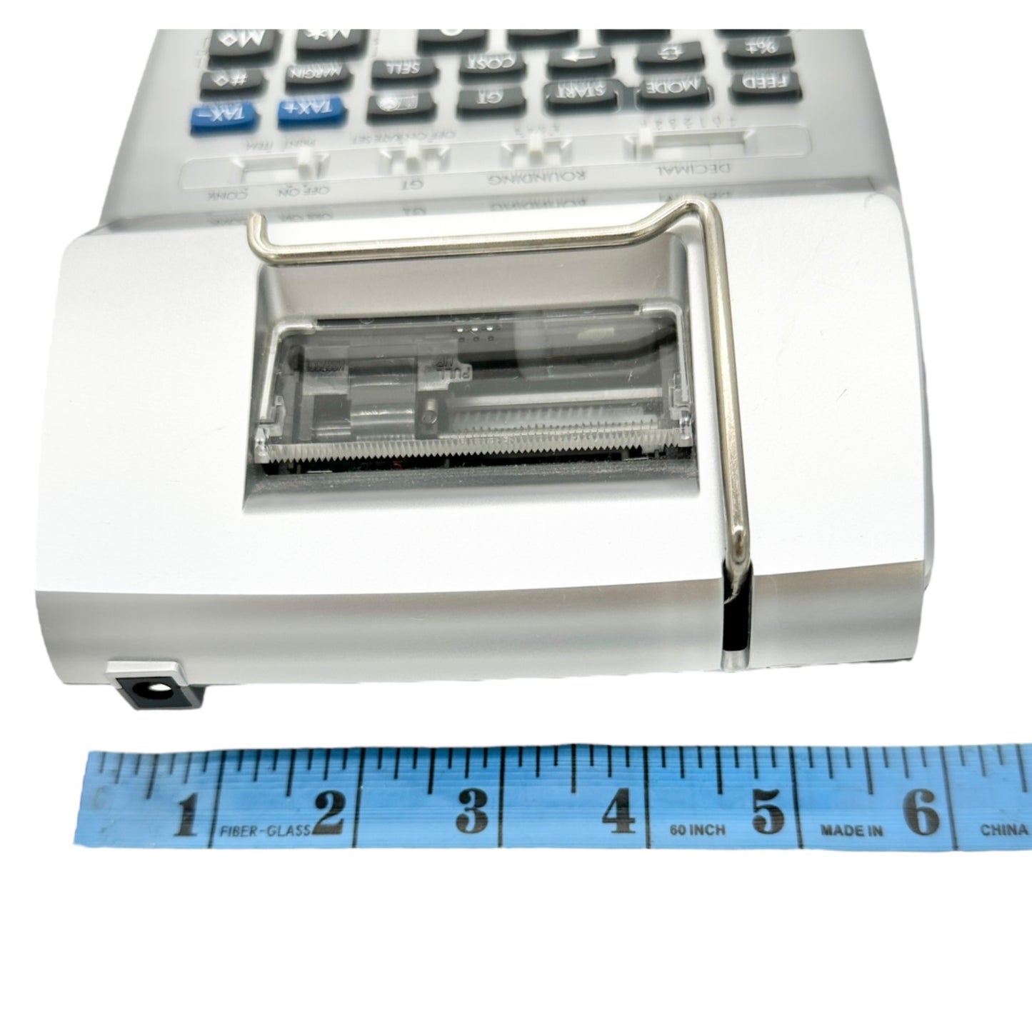 Canon P23-DHV-3 Printing Calculator Silver 12-Digit Display Portable w/ Adapter