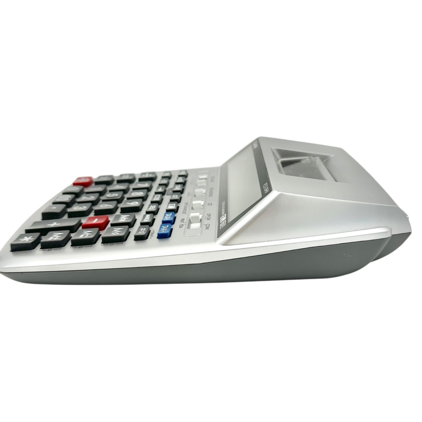 Canon P23-DHV-3 Printing Calculator Silver 12-Digit Display Portable w/ Adapter