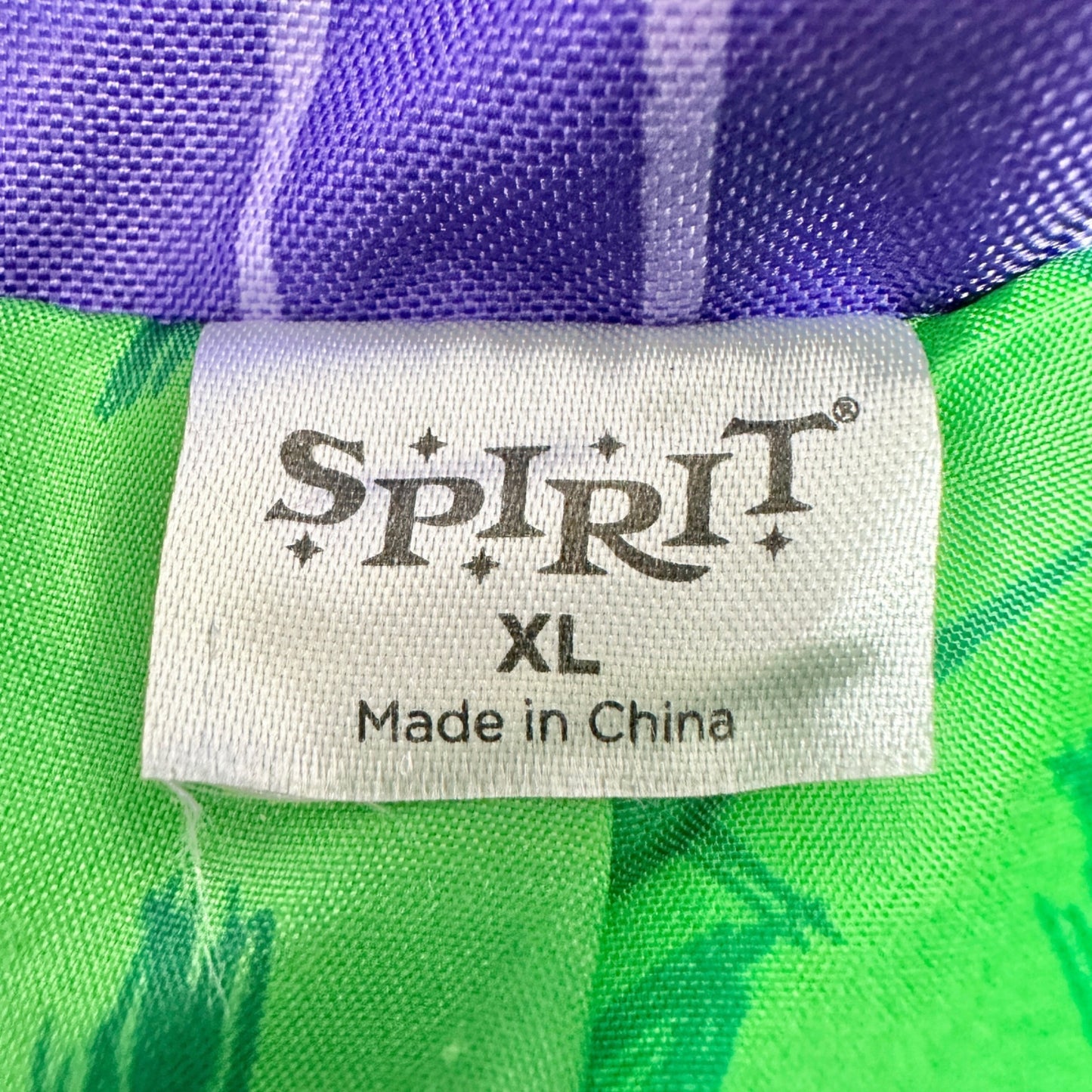 Spirit Halloween Costume The Joker Mens XL Purple Green Suit Tie Suspenders
