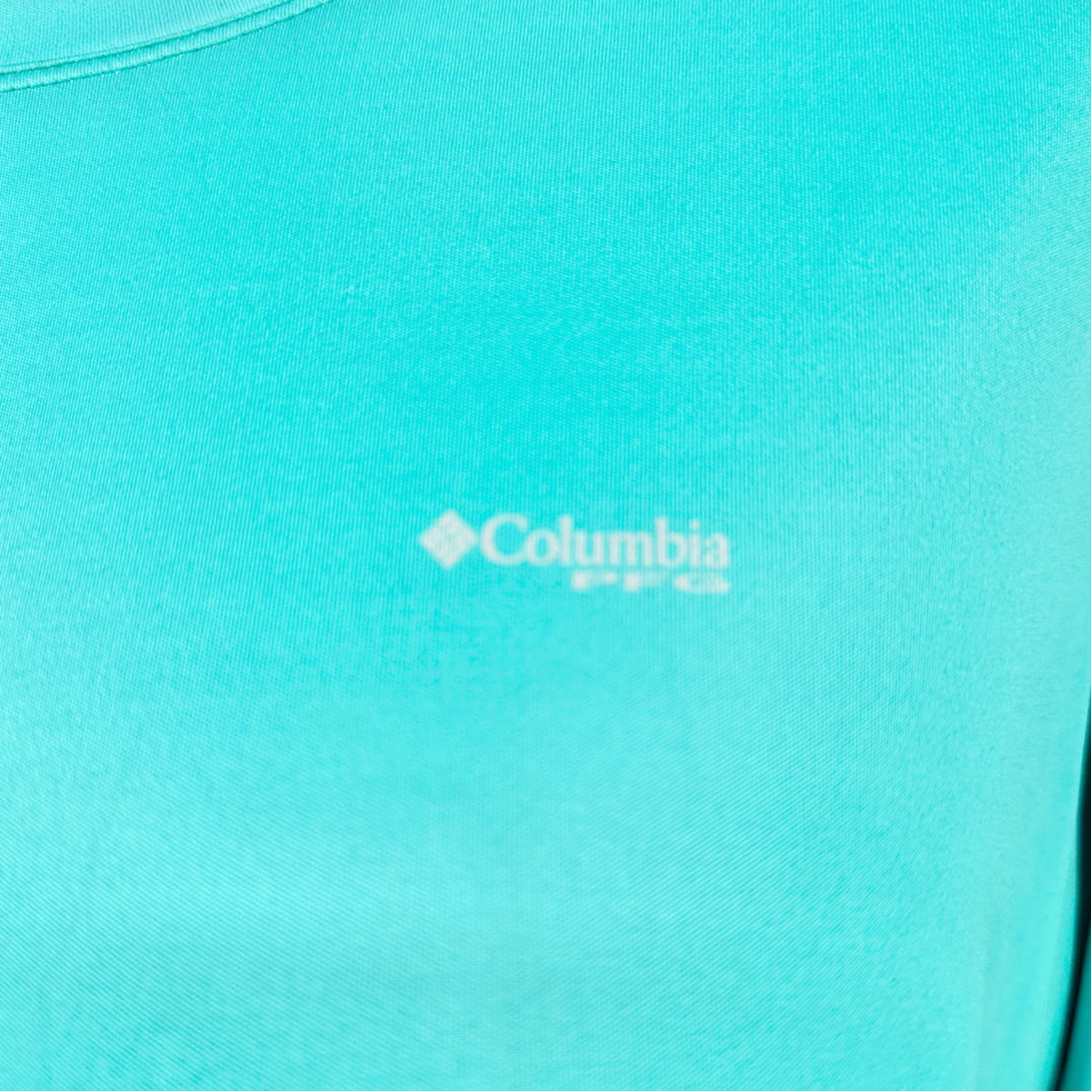 Columbia PFG Womens 2X Teal Long Sleeve Shirt Polyester Lightweight Fishing Gear