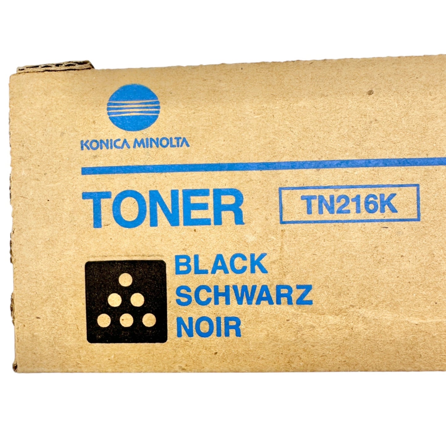 Konica Minolta Toner Lot 2 Black TN216K and 1 Magenta TN216M Sealed Boxed NEW
