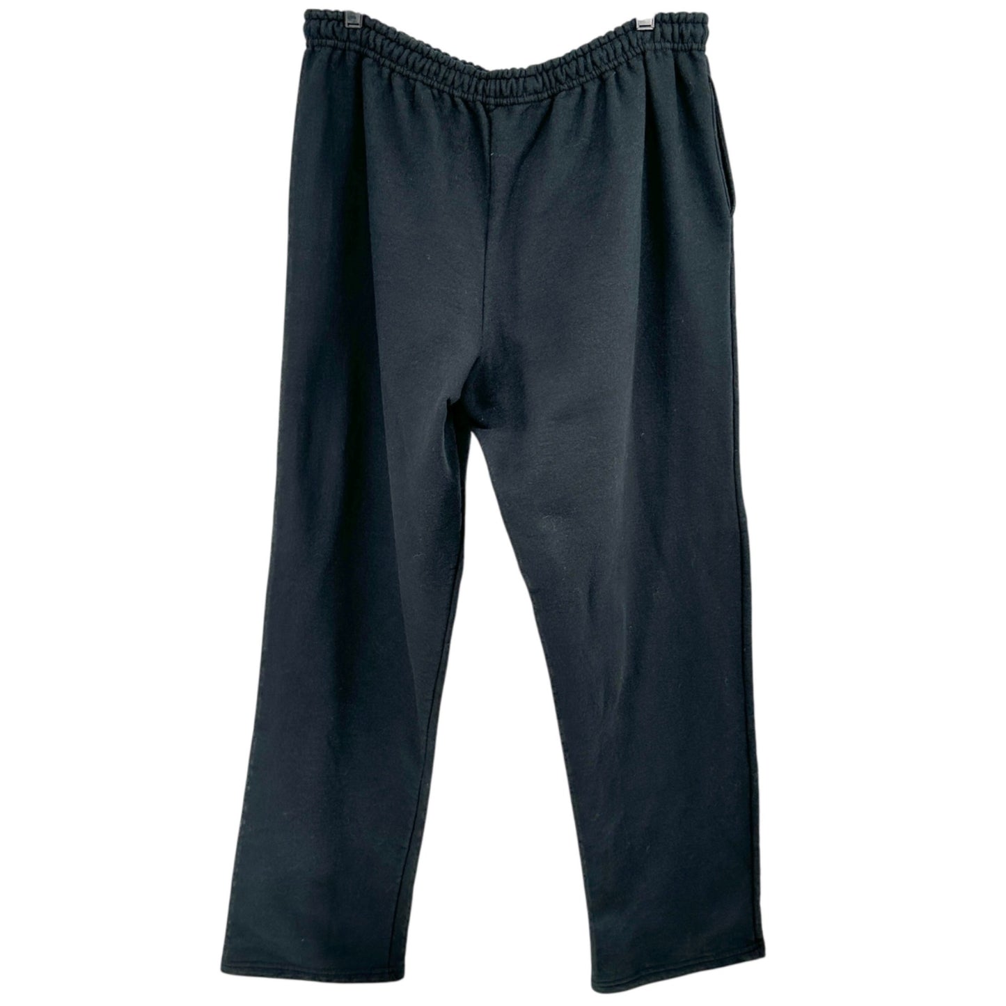 Gildan Sweatpants Mens 2XL Black DryBlend 2XL Elastic Waist Orange M Wrestling