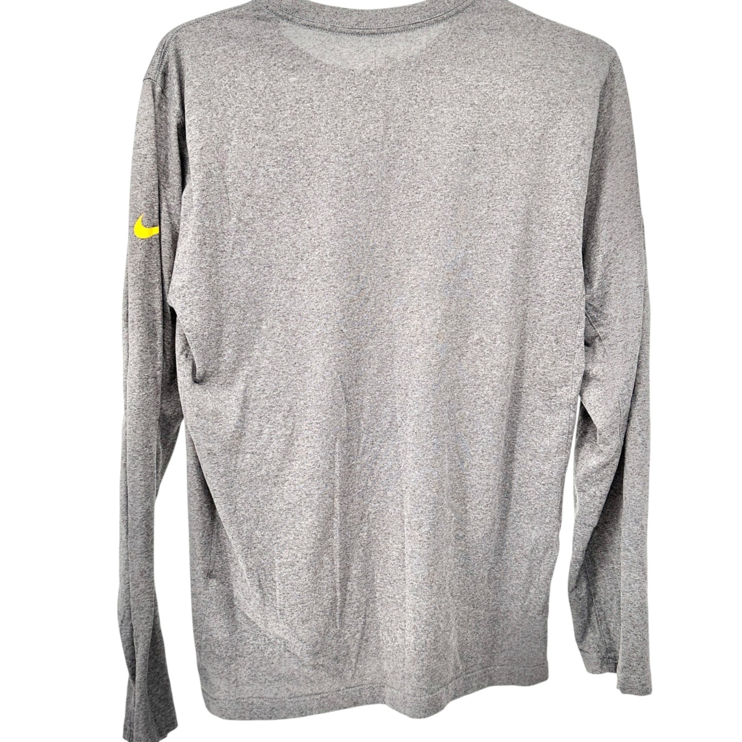 Pittsburgh Steelers Nike Dri-Fit Tshirt M Gray Long Sleeve NFL On Field Apparel