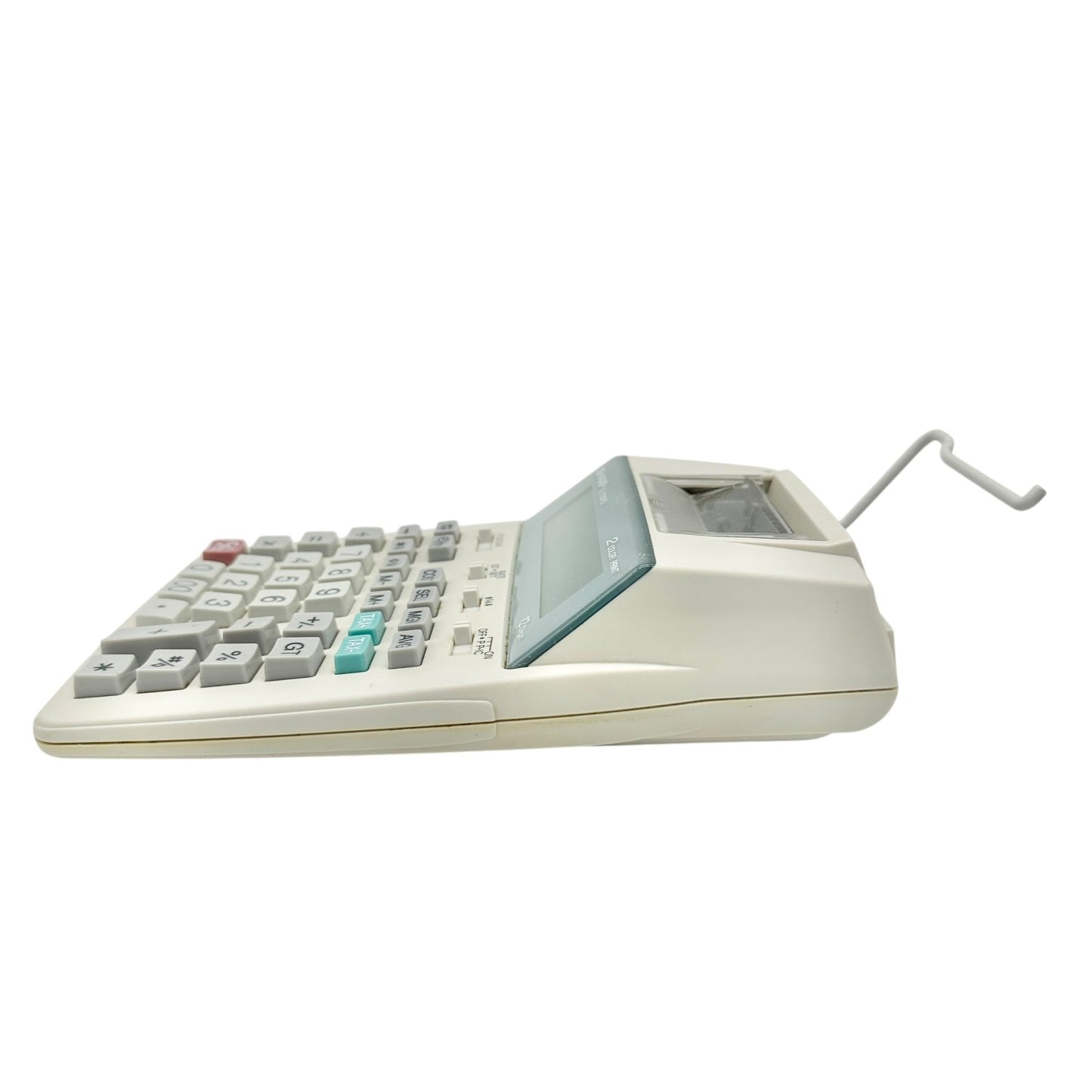 Sharp EL-1750PIII 12-Digit 2-Color Printing Calculator AC Adapter Dual Power