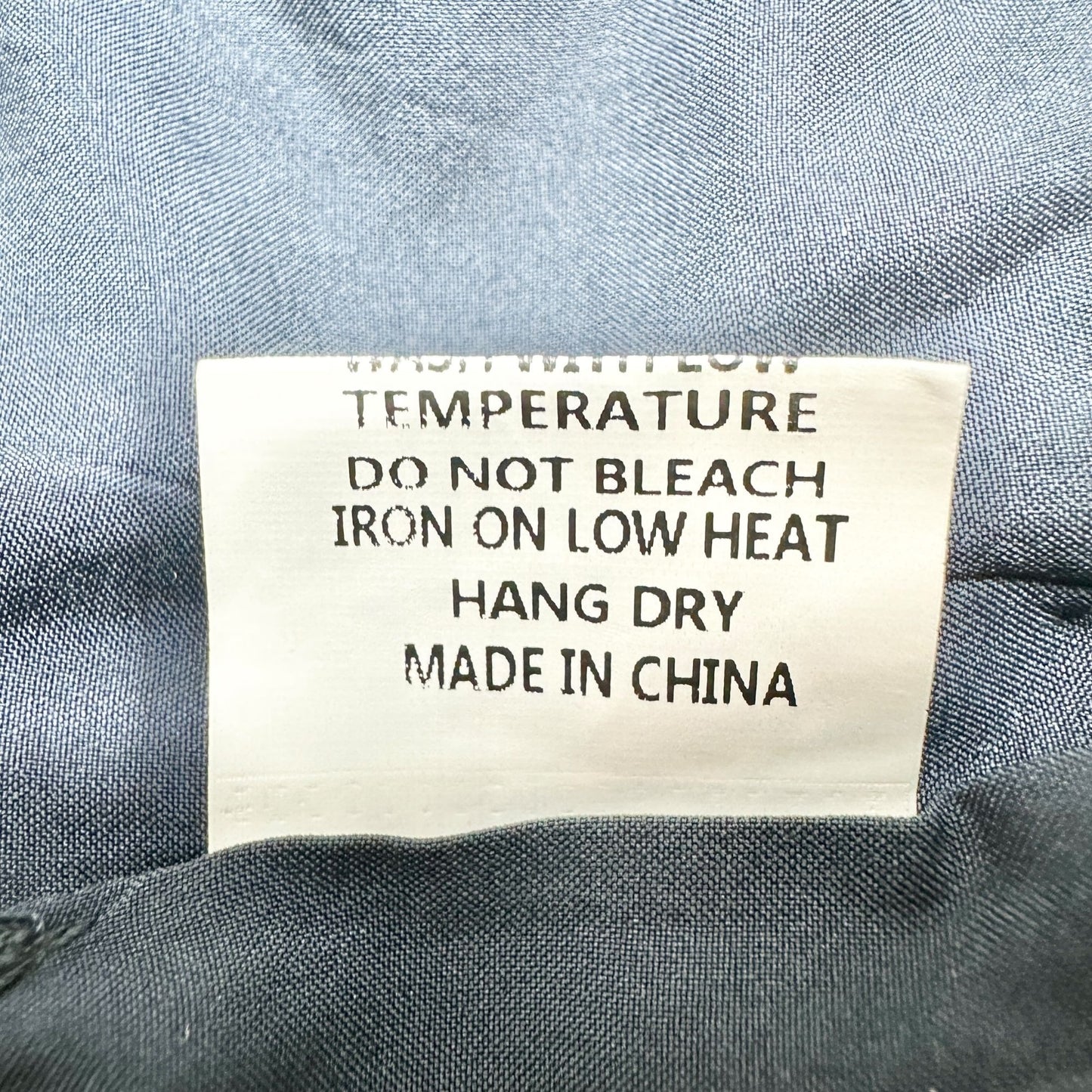 New Collection Dress Womens XL Navy Blue Braided Collar SS Textured Shift Dress