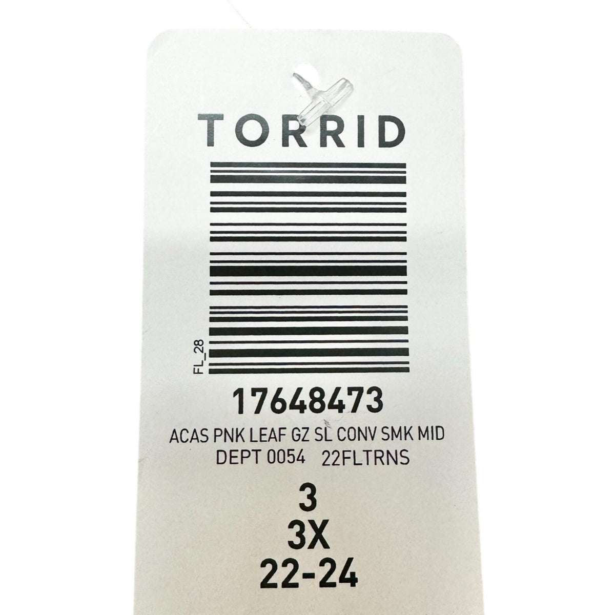Torrid Womens Pink Leaf Smocked Convertible Midi Dress Strapless 3X 22-24 Rayon