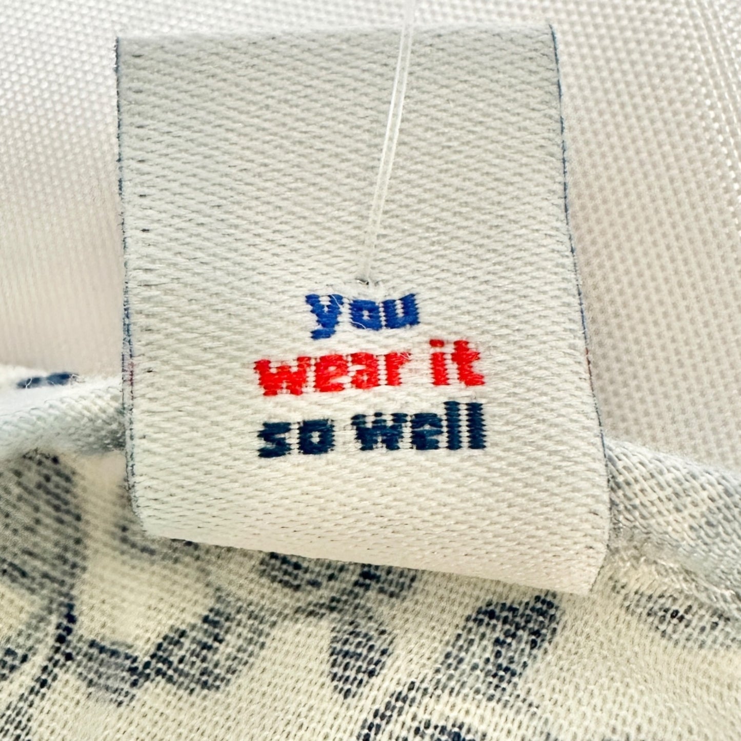 Old Navy Peasant Button-up Blouse Womens S Petite Blue White Floral Rayon Cotton