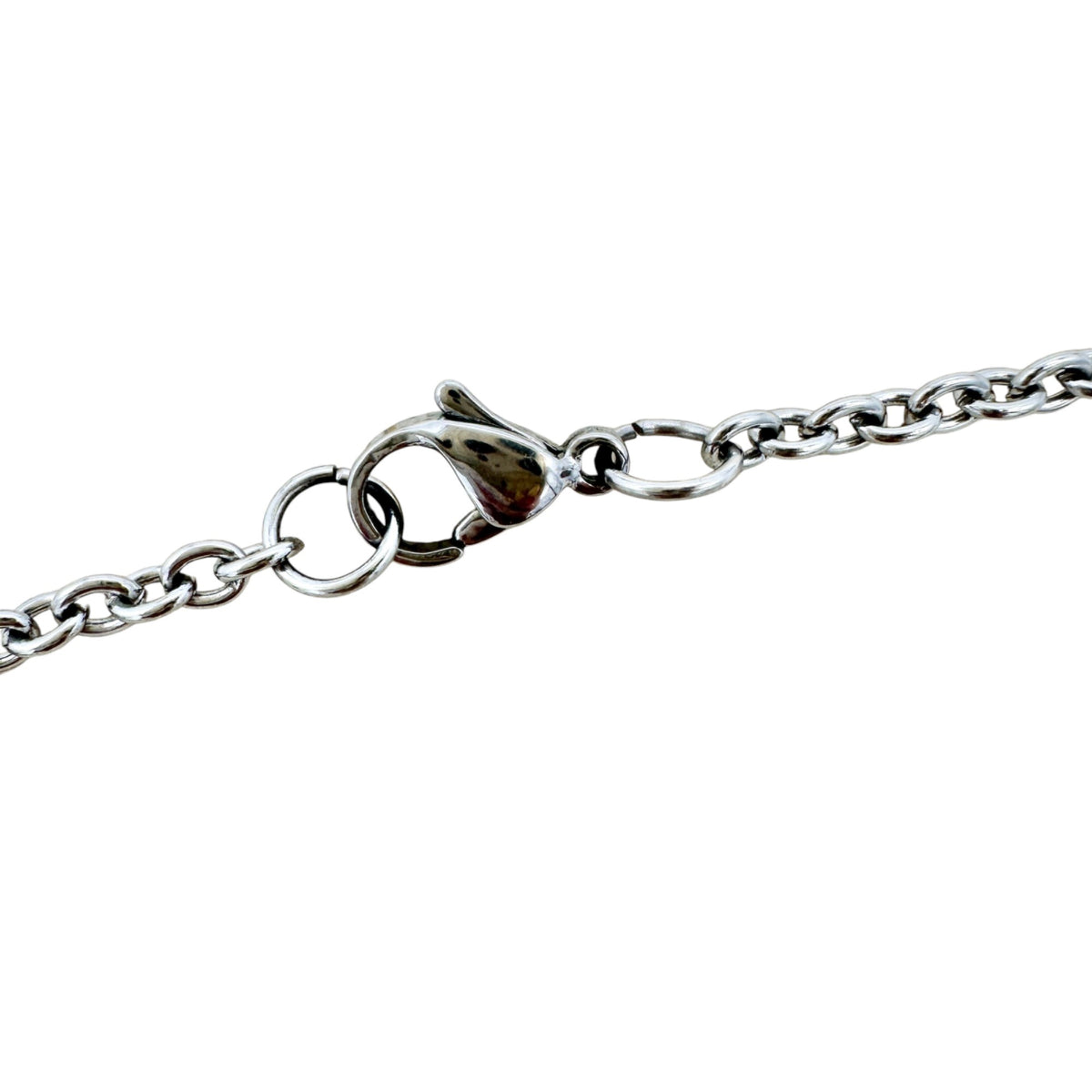 Snowflake Charm Silver Tone Anklet Lobster Clasp 12" Chain For Women Or Teens