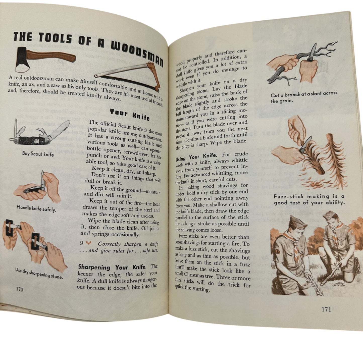 Boy Scouts of America 1969 Handbook For Boys Vintage Paperback Scouting