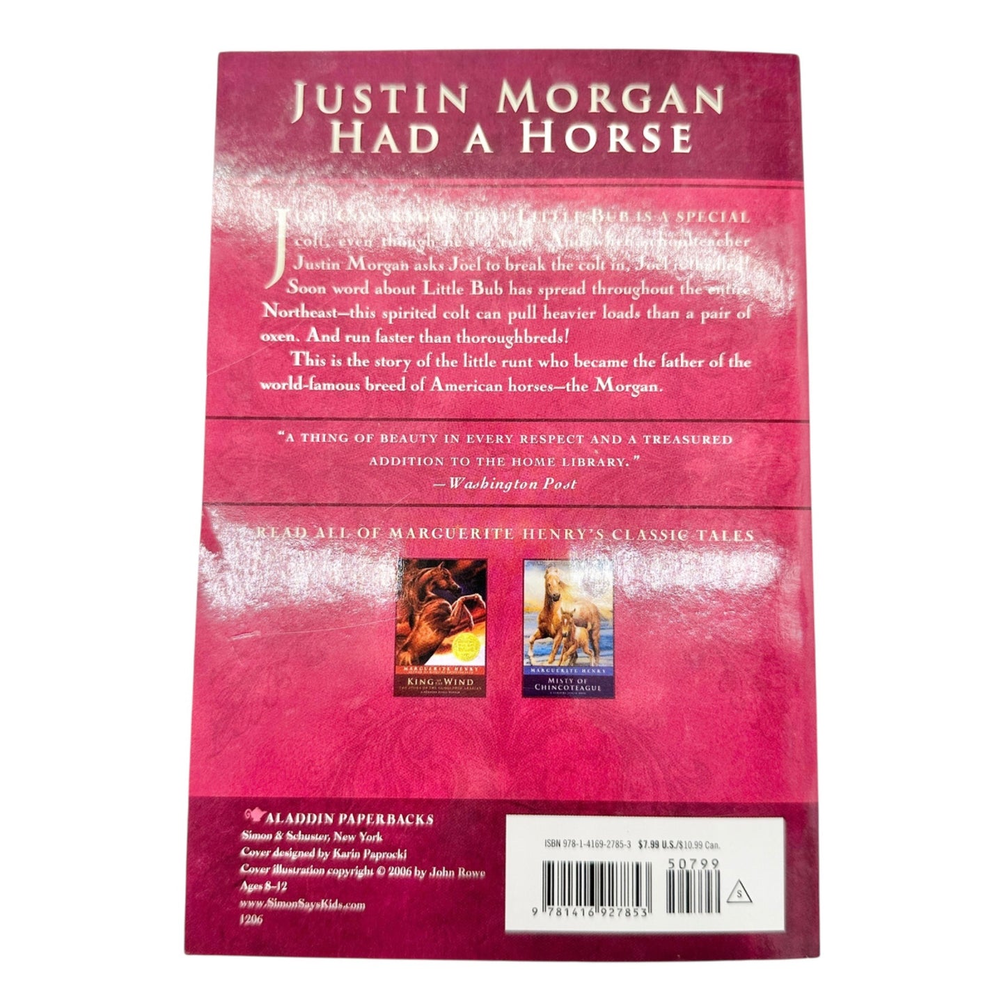 Marguerite Henry Book 3 Pack Mistys Twilight Sea Star Justin Morgan Had A Horse