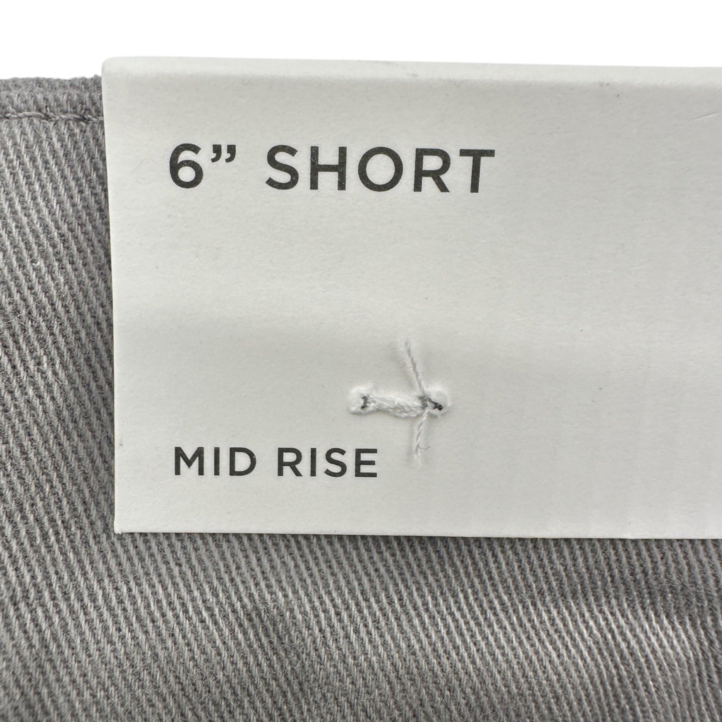 Loft Outlet 6 inch Shorts Womens Size 0 Gray Cotton Blend NEW