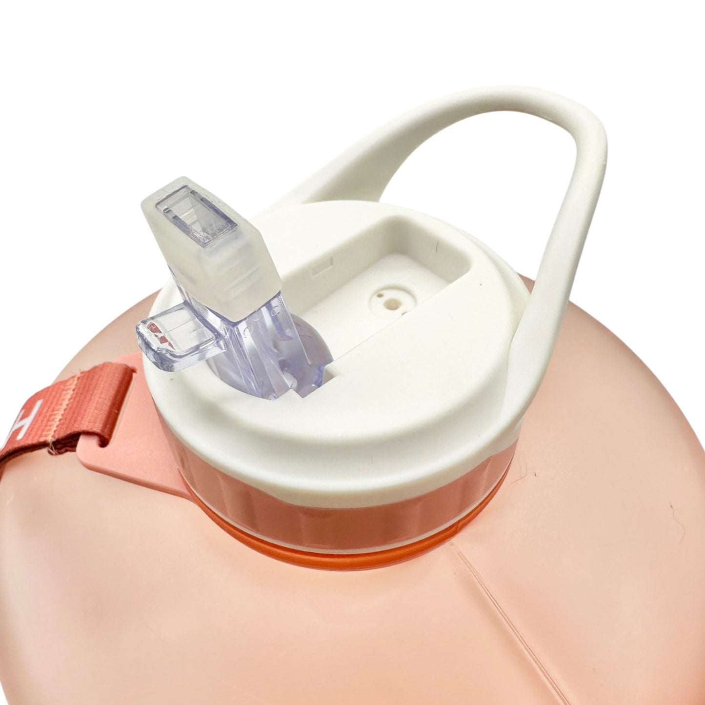 HydroMate 1 Gallon Motivational Water Bottle Straw Lid Time Marker BPA-Free