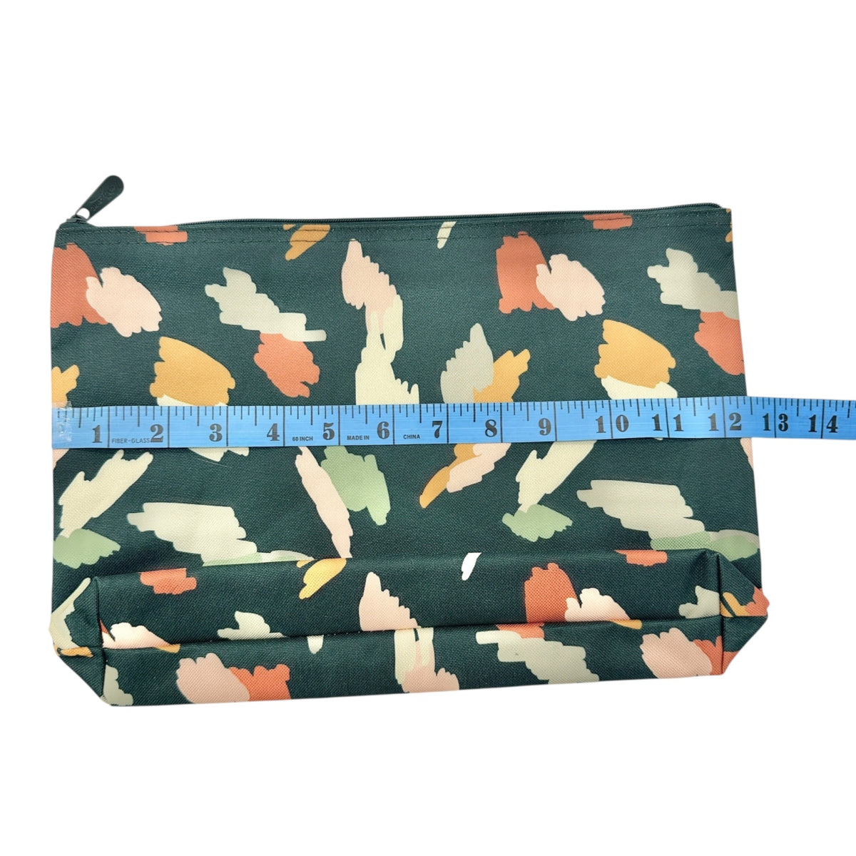 Thirty-One Zipper Pouch AM70 Shattered Abstract 12.5x8.5x2.5 New In Original Bag