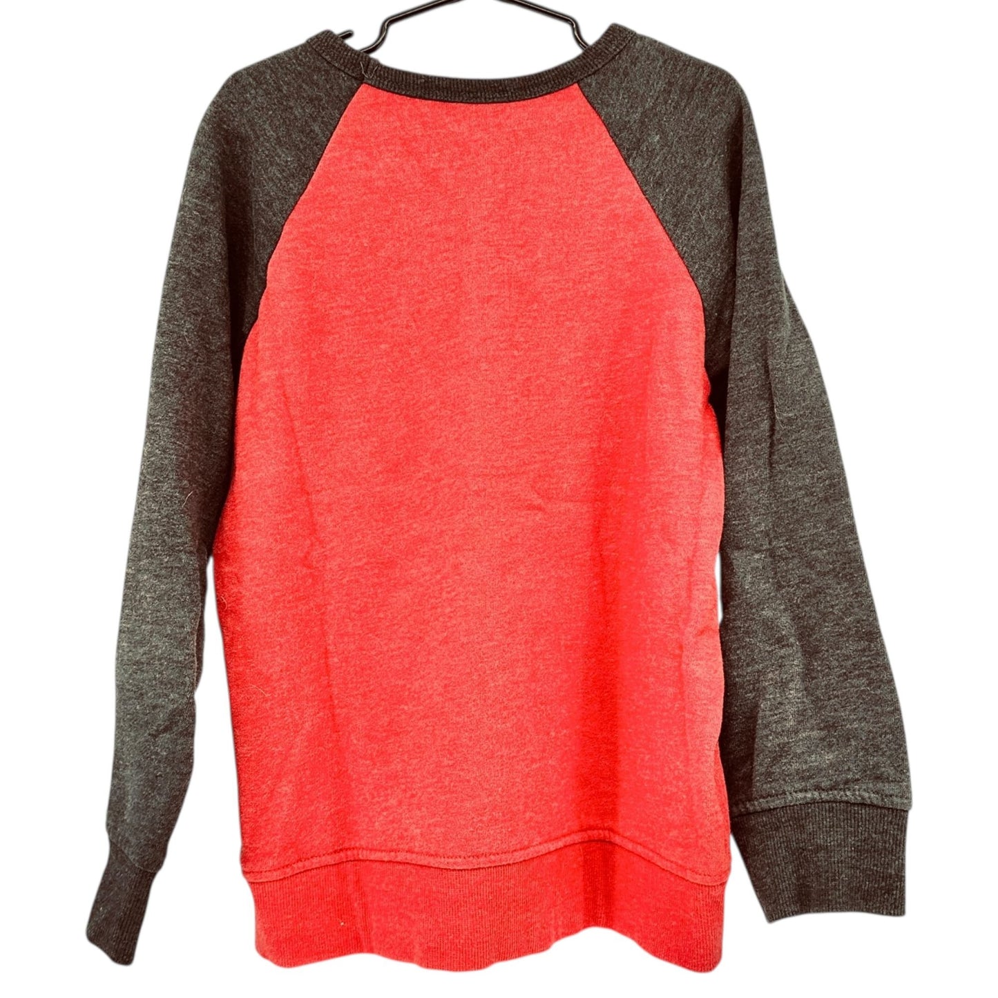 Jumping Beans Hot Wheels Sweatshirts Boys 8 Original Stunt Brand Red Gray Raglan