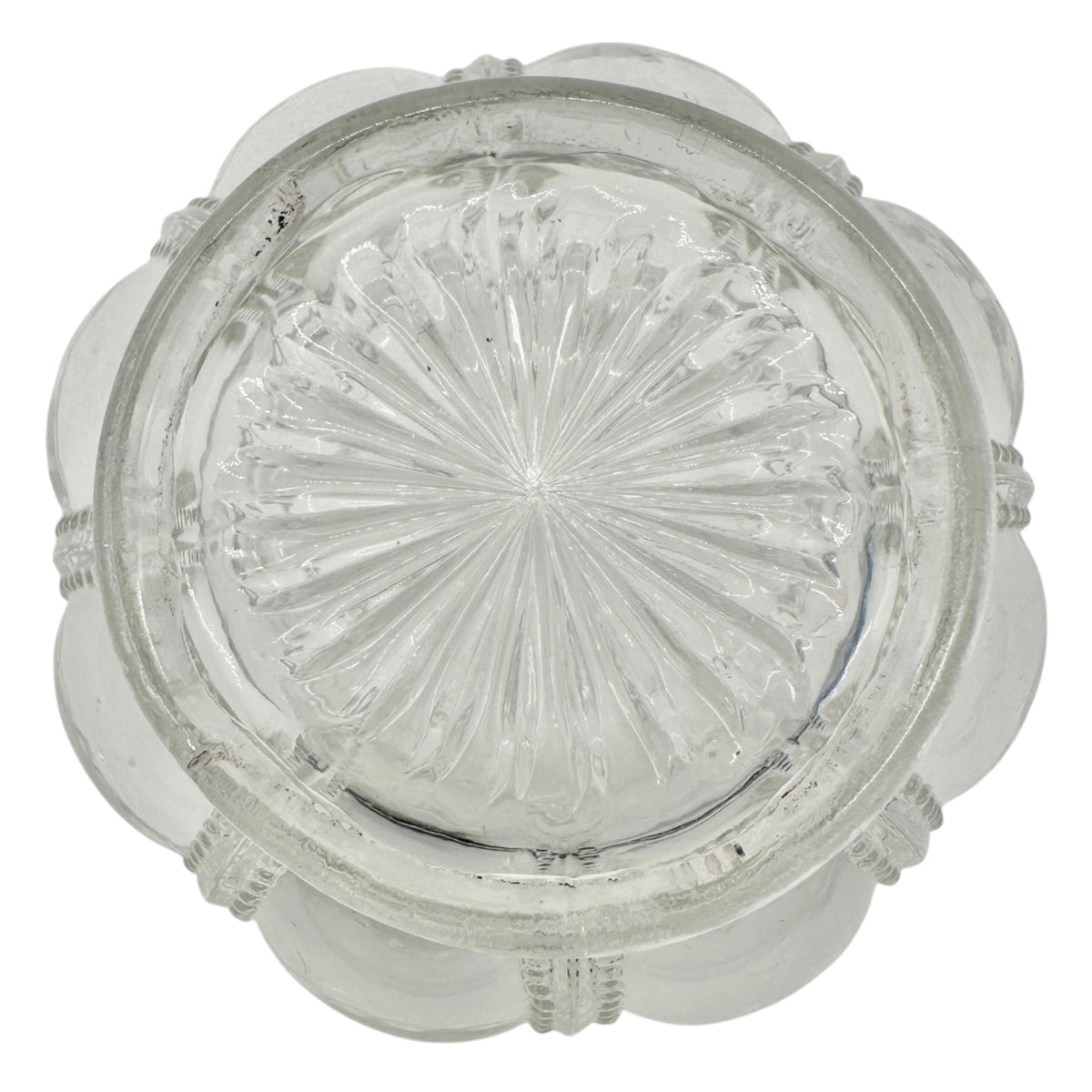 Michigan No 15077 3 Pc Clear Glass Childrens Tableware Set Creamer Sugar Spooner