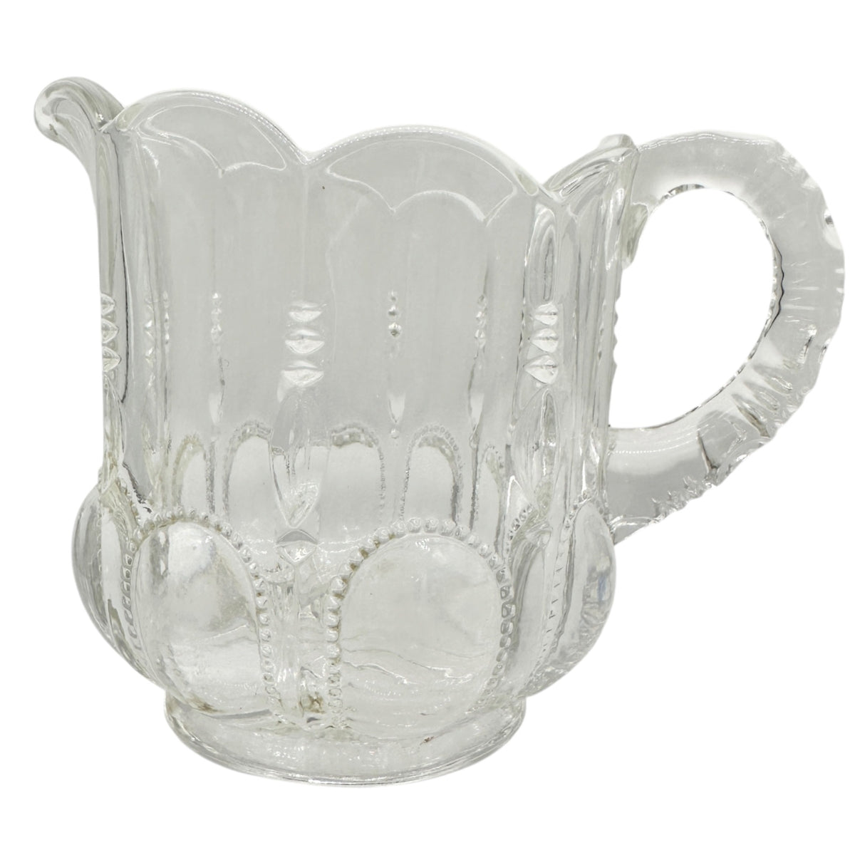 Michigan No 15077 3 Pc Clear Glass Childrens Tableware Set Creamer Sugar Spooner