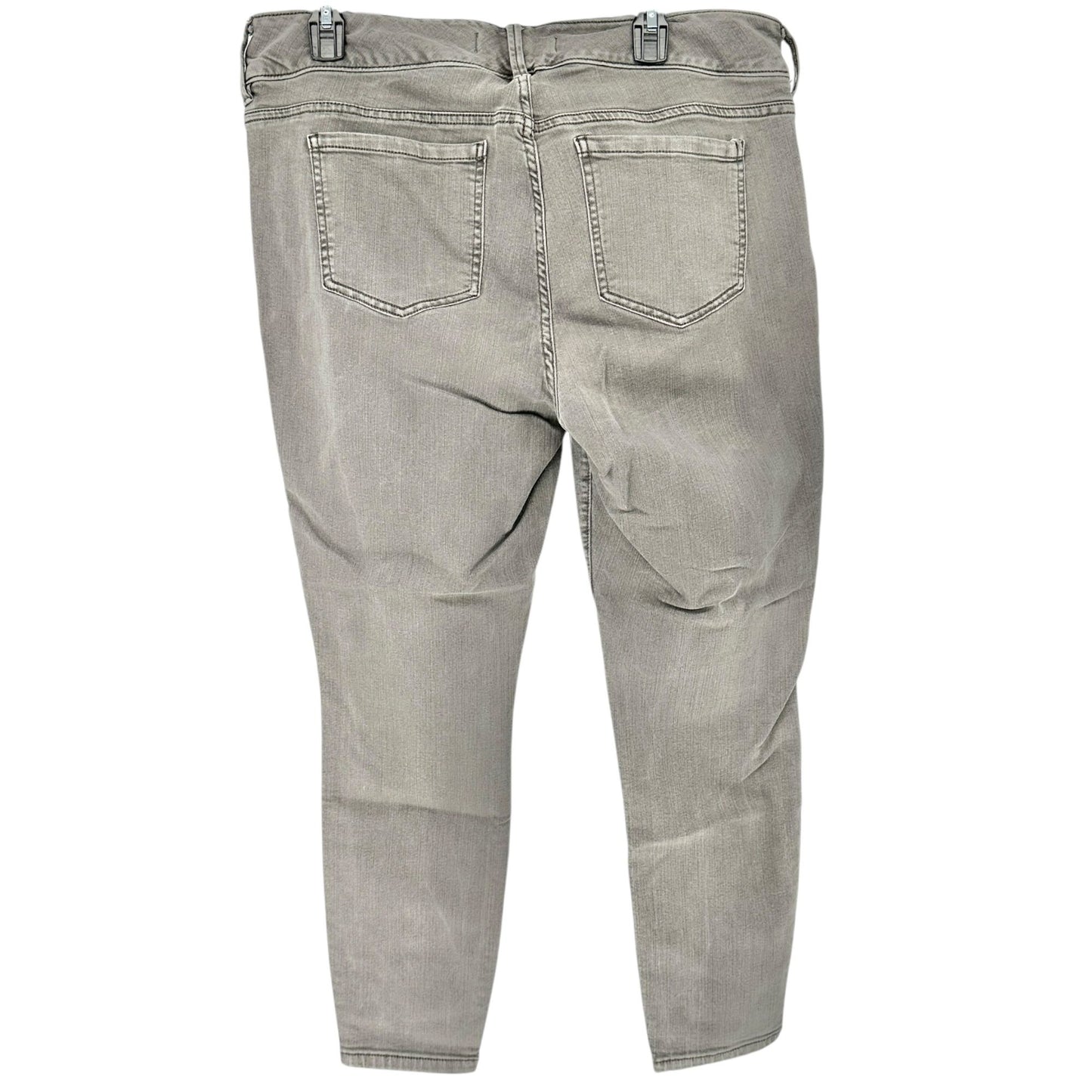 Torrid Denim Jeggings Womens 18R Gray 3 Button and Zip Fly Pockets