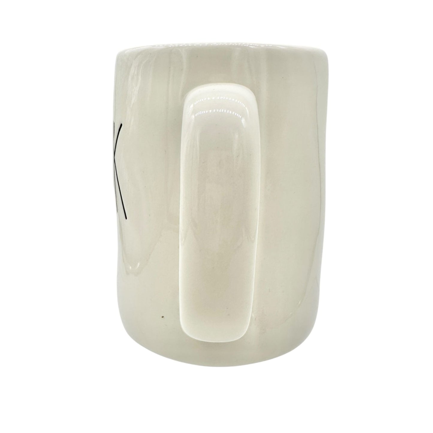 Rae Dunn Artisan Collection 20 oz Mug DRINK Ceramic White Black Lettering NEW